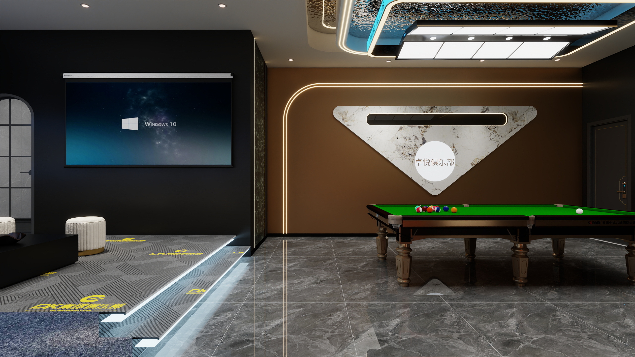 汇佰嘉护墙板工厂-澳头棋牌室何总VIP套房-装修设计方案