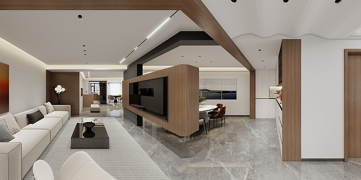 SoAlive-山语城【现代风格】-装修设计方案