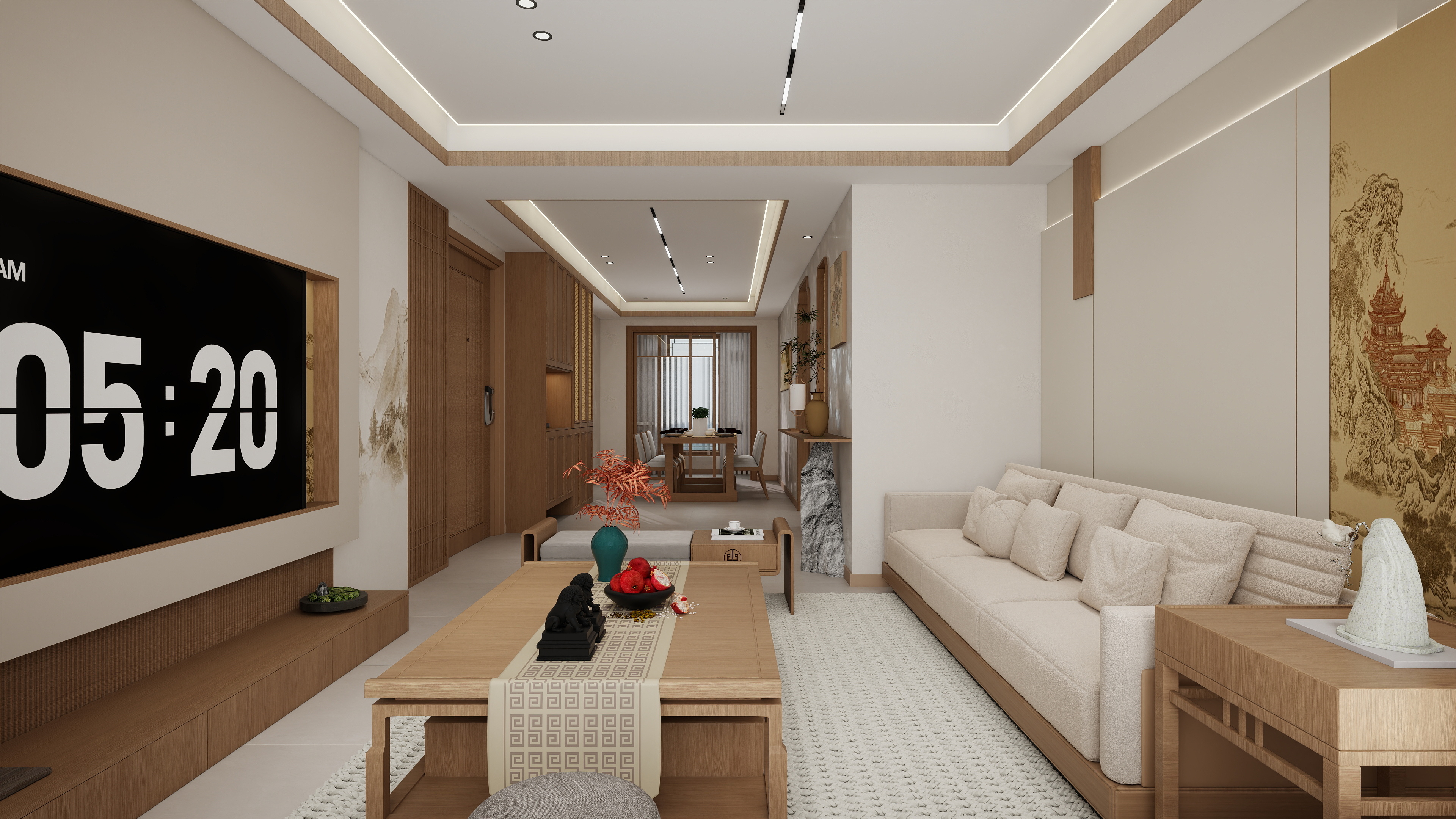 ynlc112208-127㎡3室宋式-装修设计方案