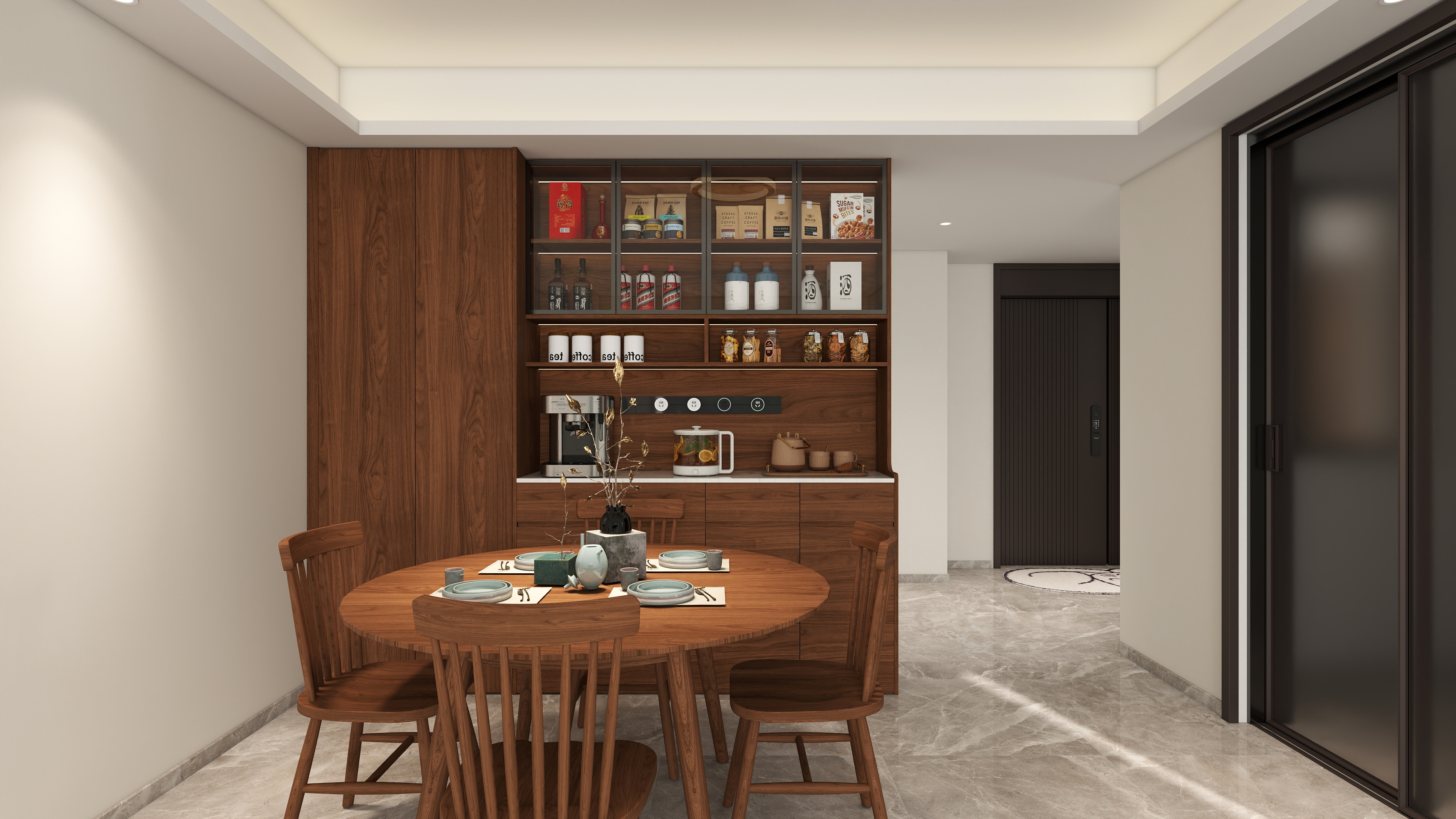 简翔时光法则原木定制-海文路19号2801房-装修设计方案