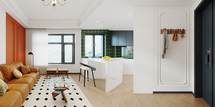 梦里飞行-尚城俐景13-1-206-装修设计方案