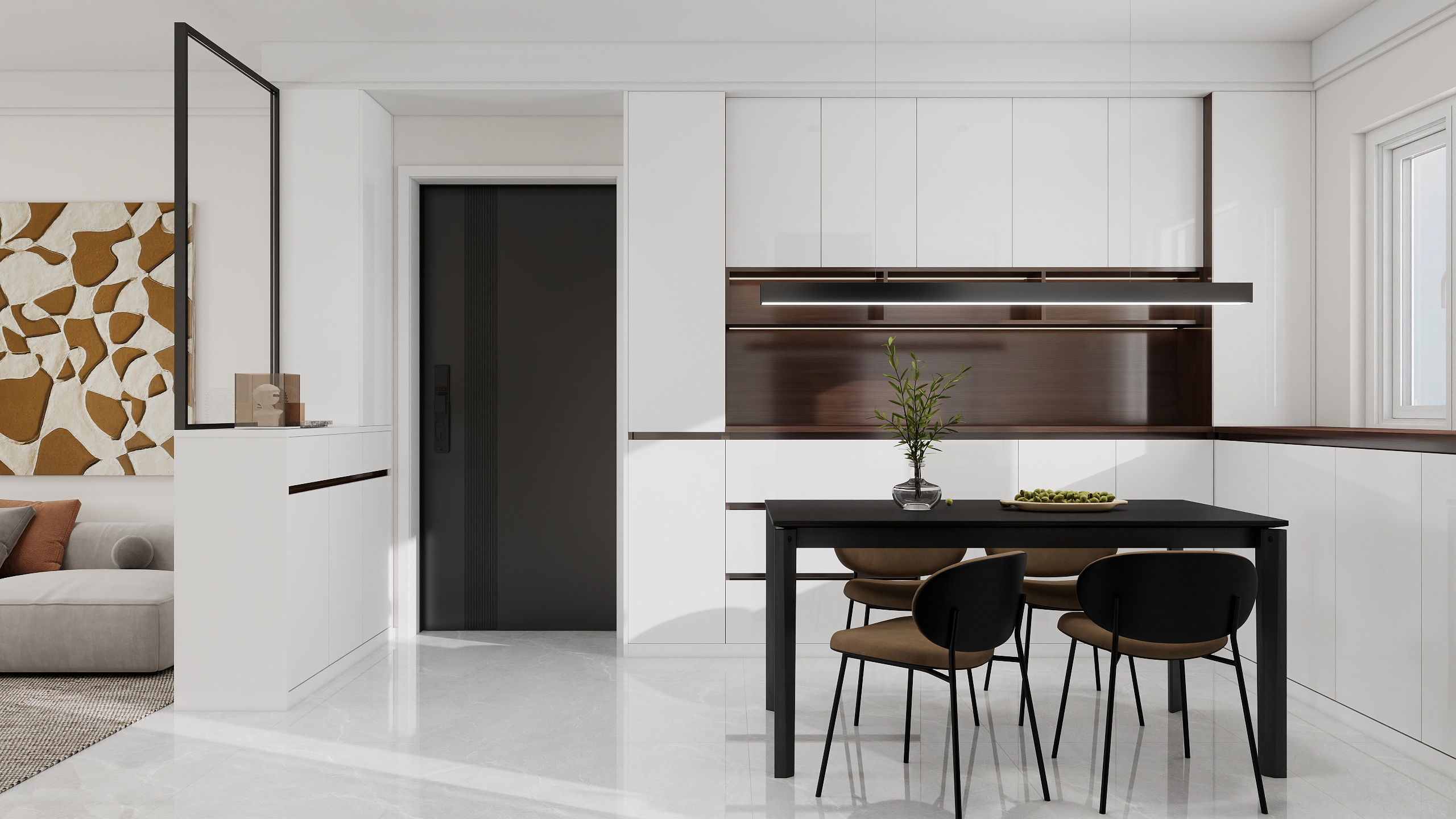 1893*vwtK-蓝光雍锦湾108㎡3室装修效果图