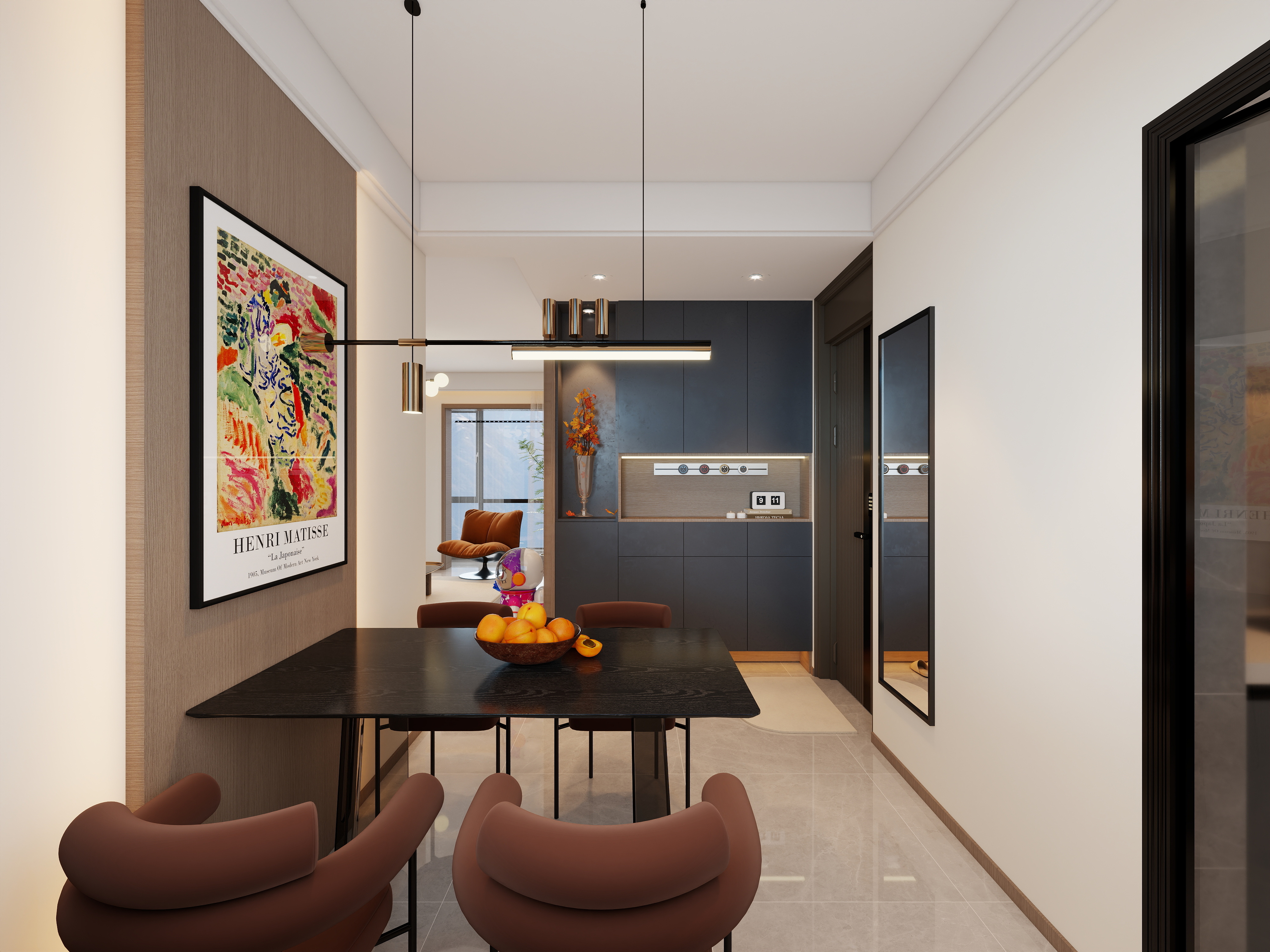 胖头鱼设计-华亭佳园现代轻奢风80㎡两室-装修设计方案