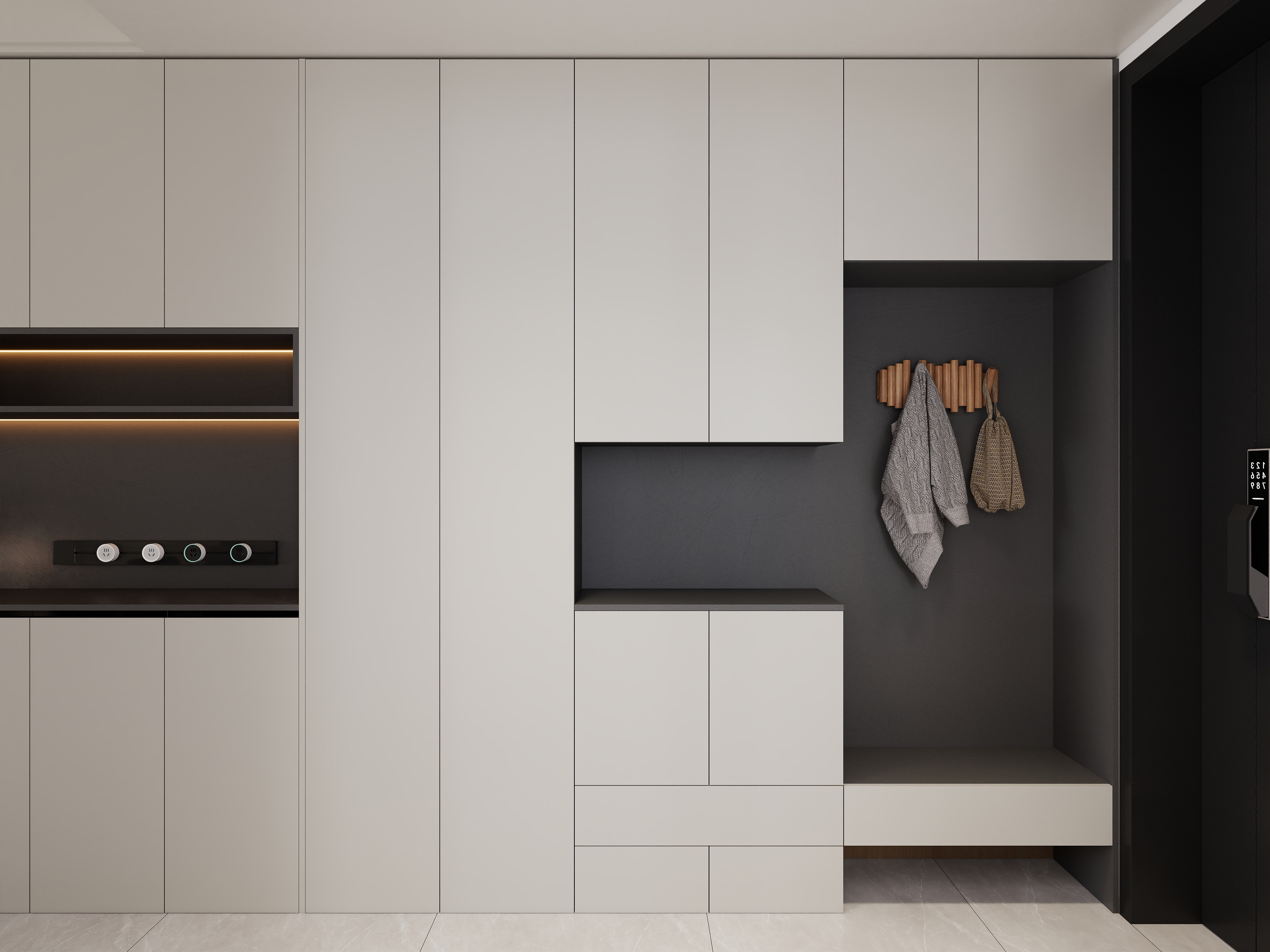 艺雅丽-103平现代简约装修效果图