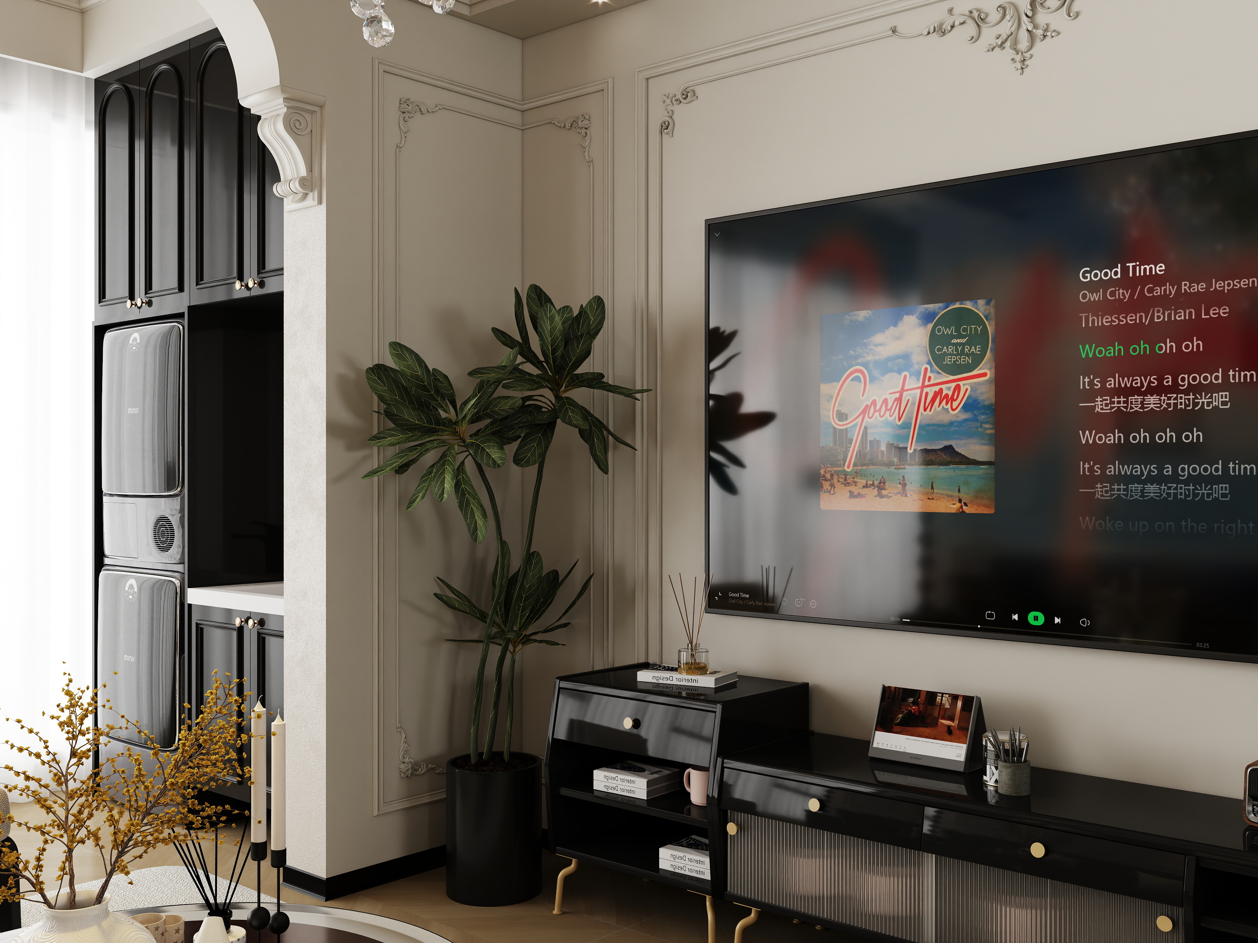 设计师余洋-《黛颂》法式复古126㎡-装修设计方案