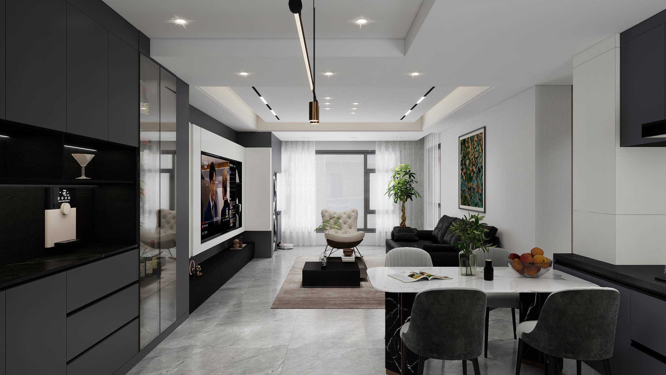 吴新俊-《无极》-现代极简-装修设计方案