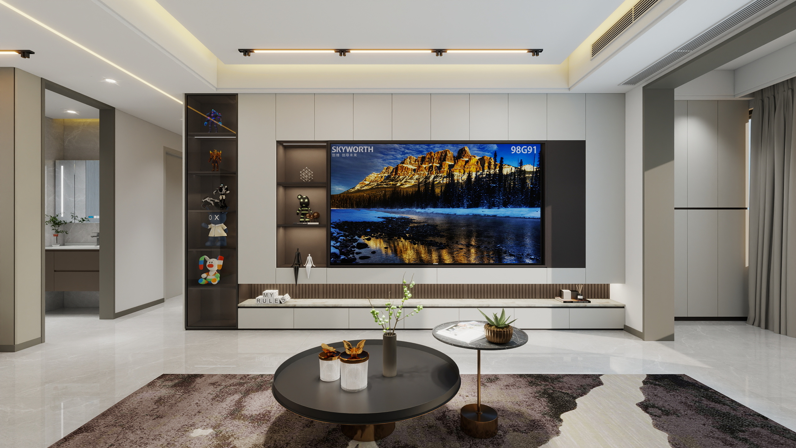 设计田工-中建锦绣楚城130平意式极简-装修设计方案