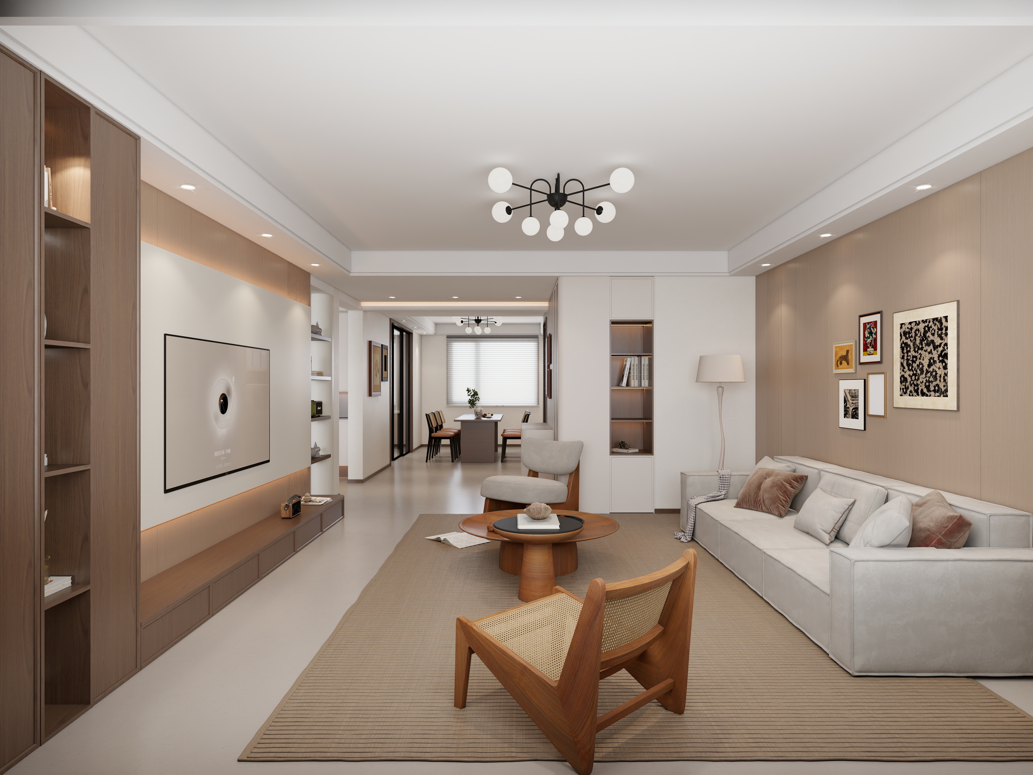 独角兽效果图表现-庆发装饰 - 广德花园东区11-1-402装修效果图