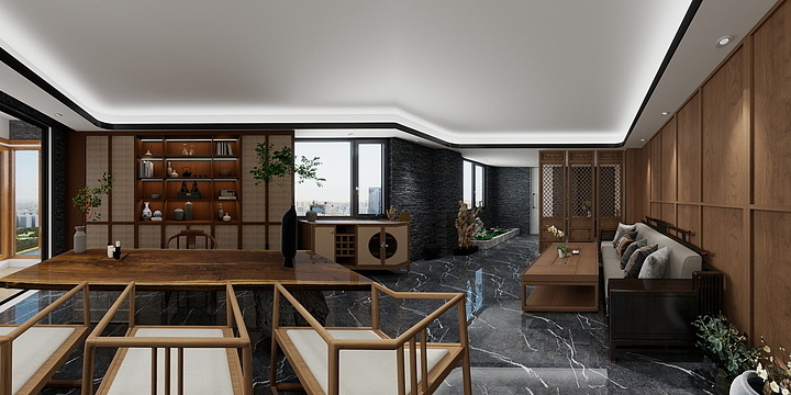 淮敏超-美豪怡致酒店+办公室-装修设计方案