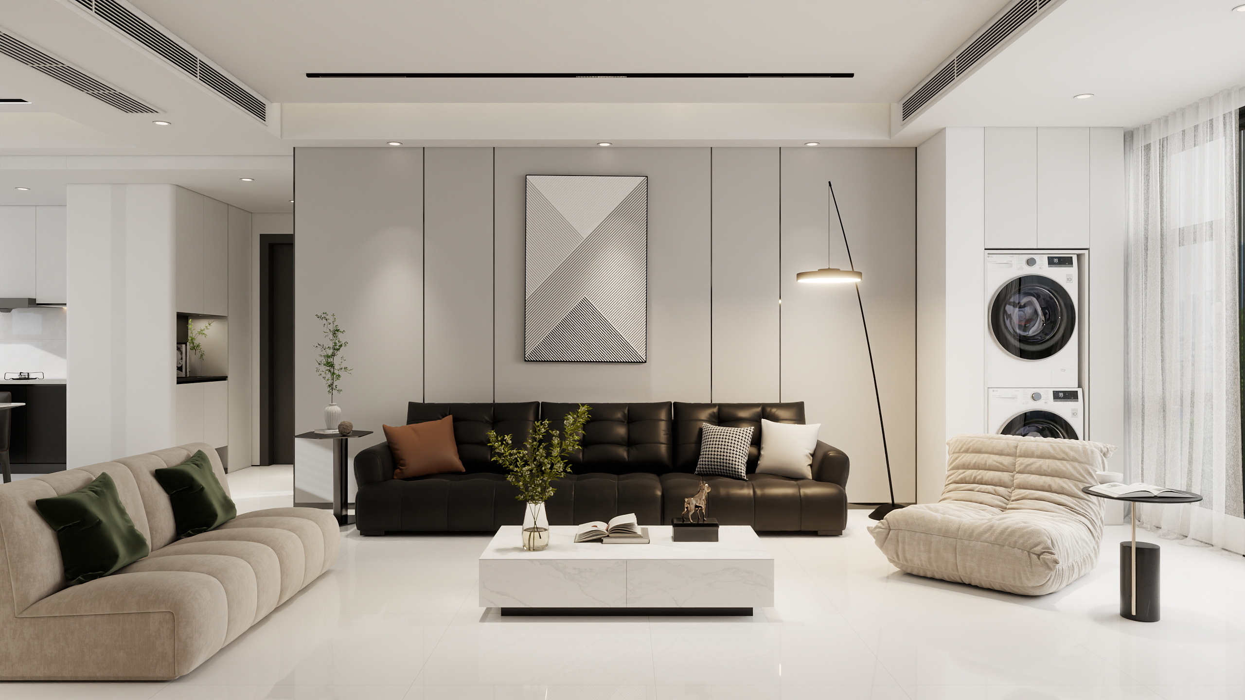 在线设计方案-118平现代风 - 副本-装修设计方案