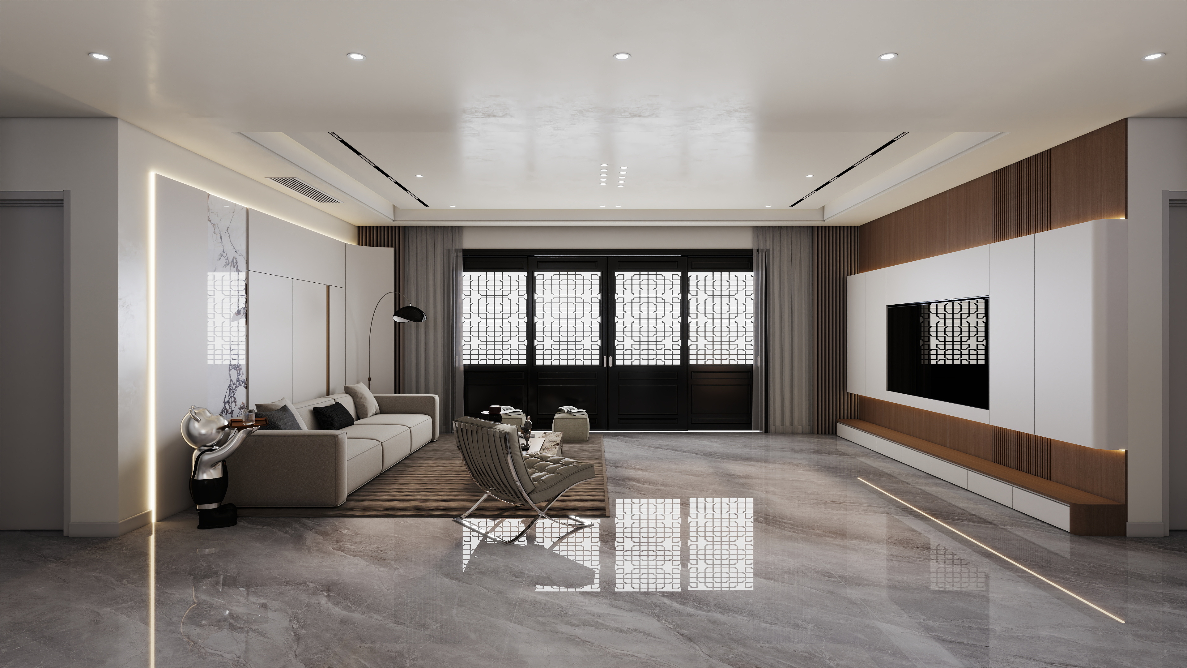 暖图设计-210㎡3室-装修设计方案