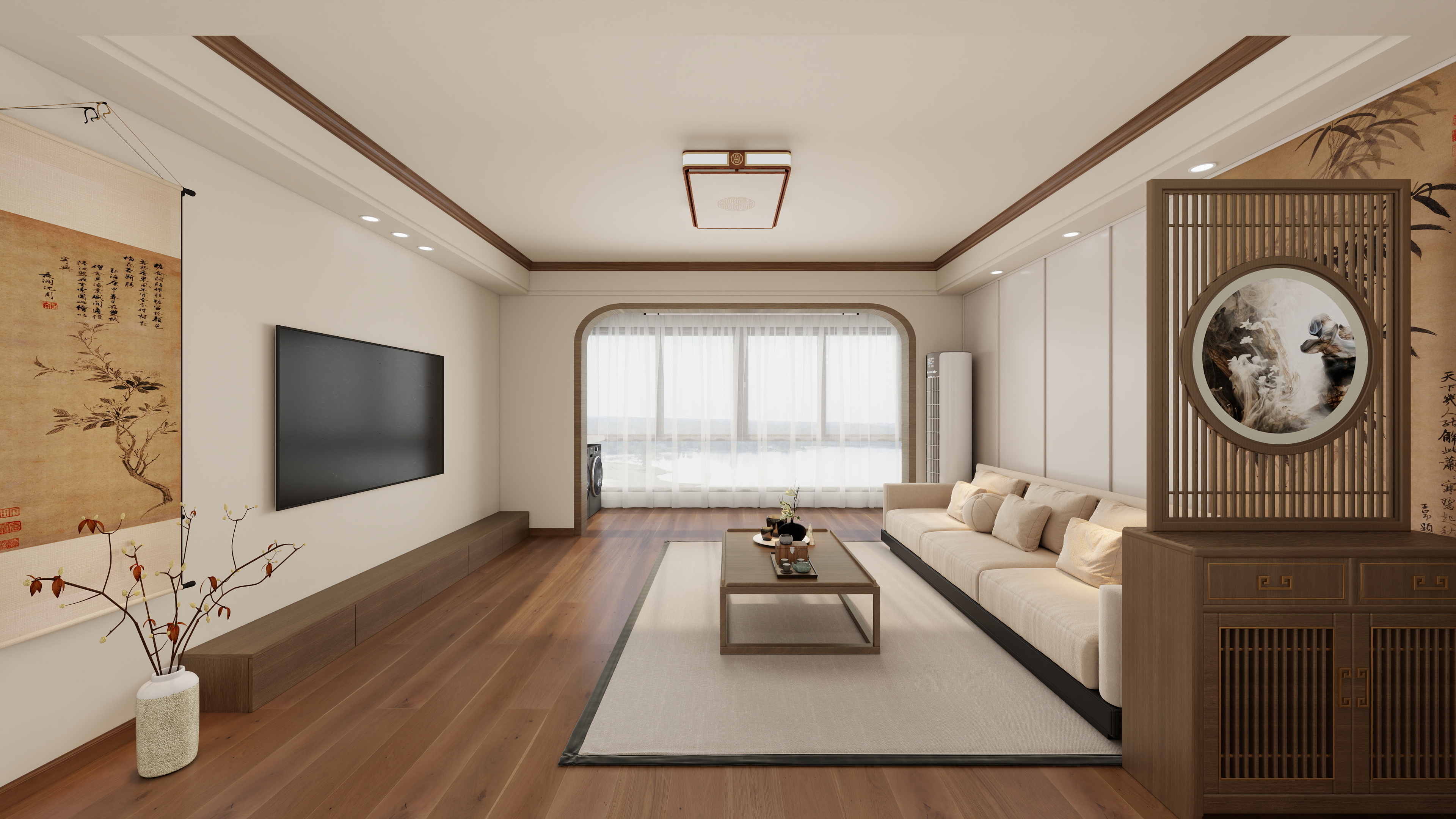 室内设计师Mr徐-君山府9栋宋式美学146m²4室装修效果图