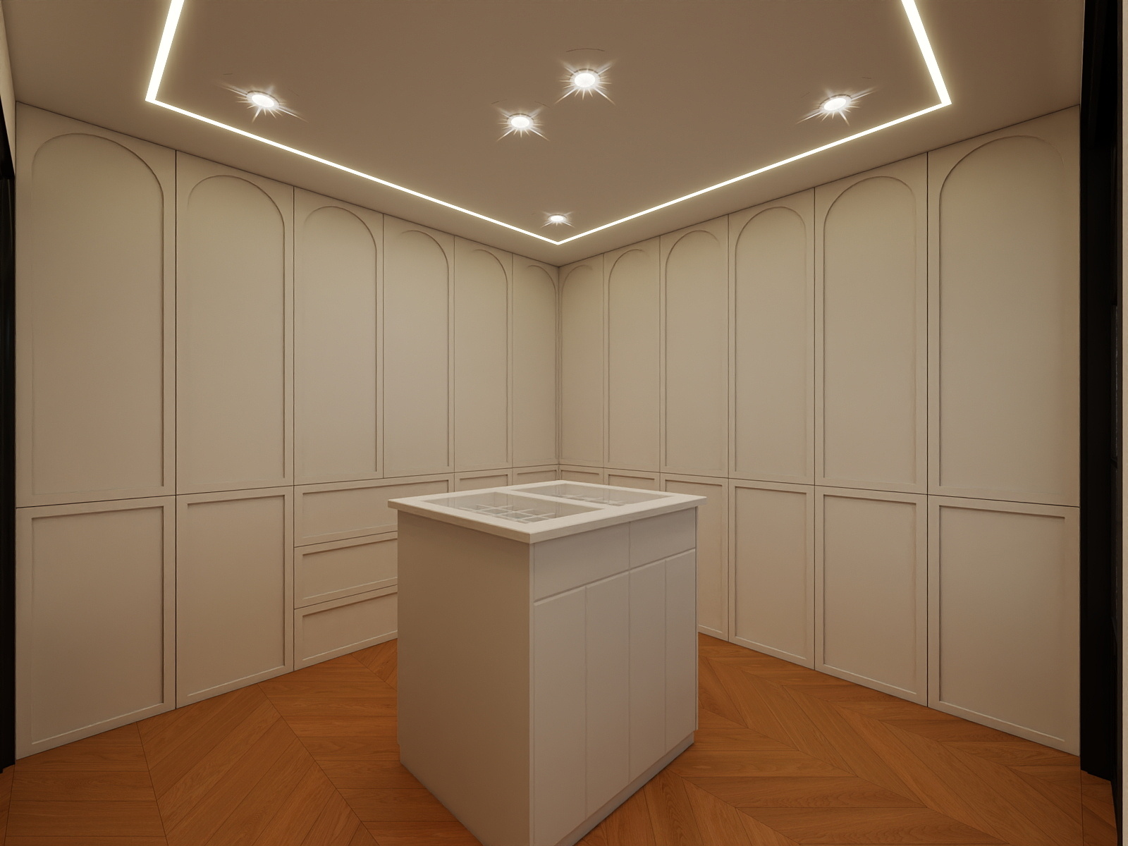 夏梦焱-法式中古装修效果图