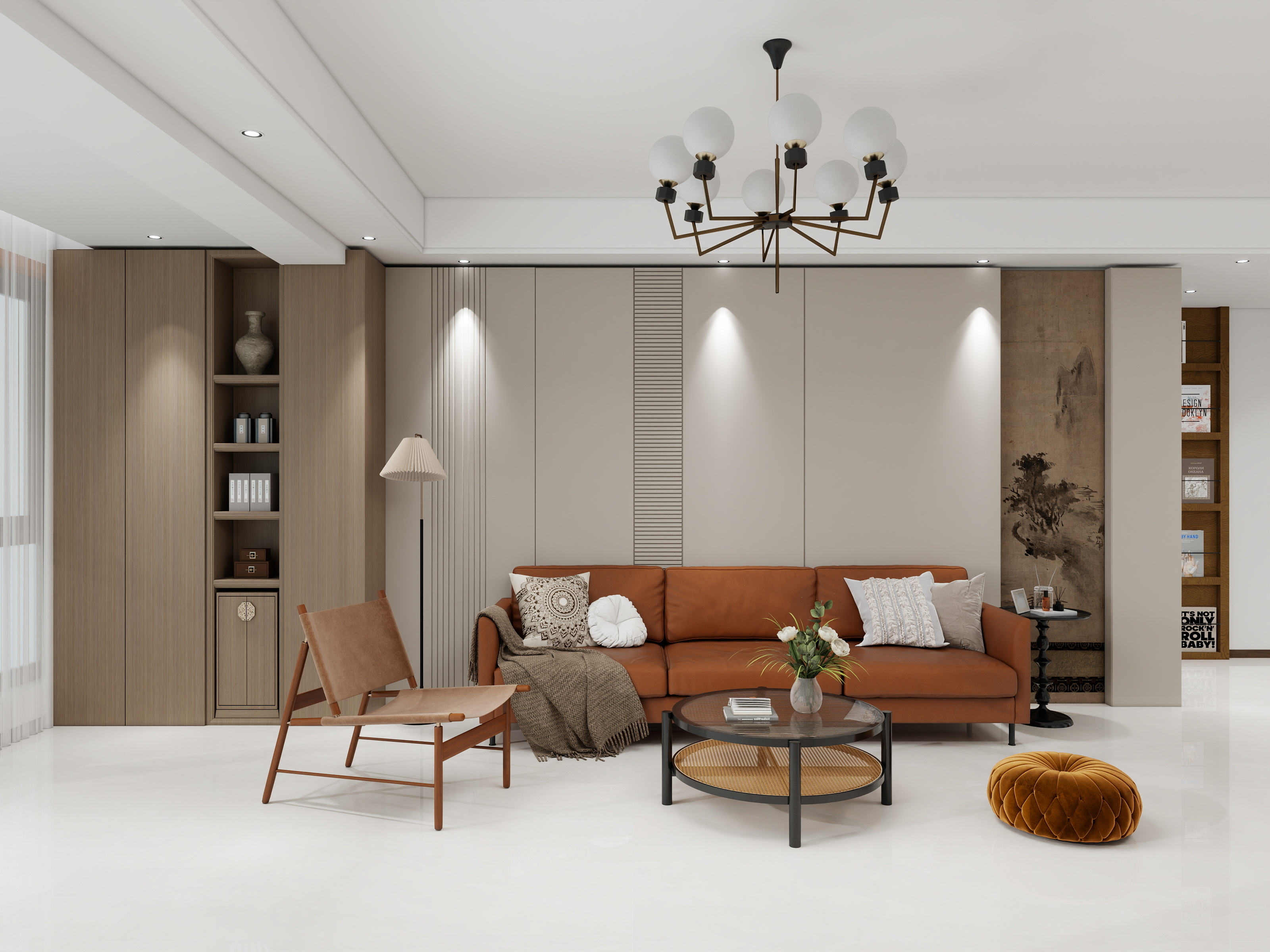 张飞13687664845-灵山湾润府中古风-装修设计方案