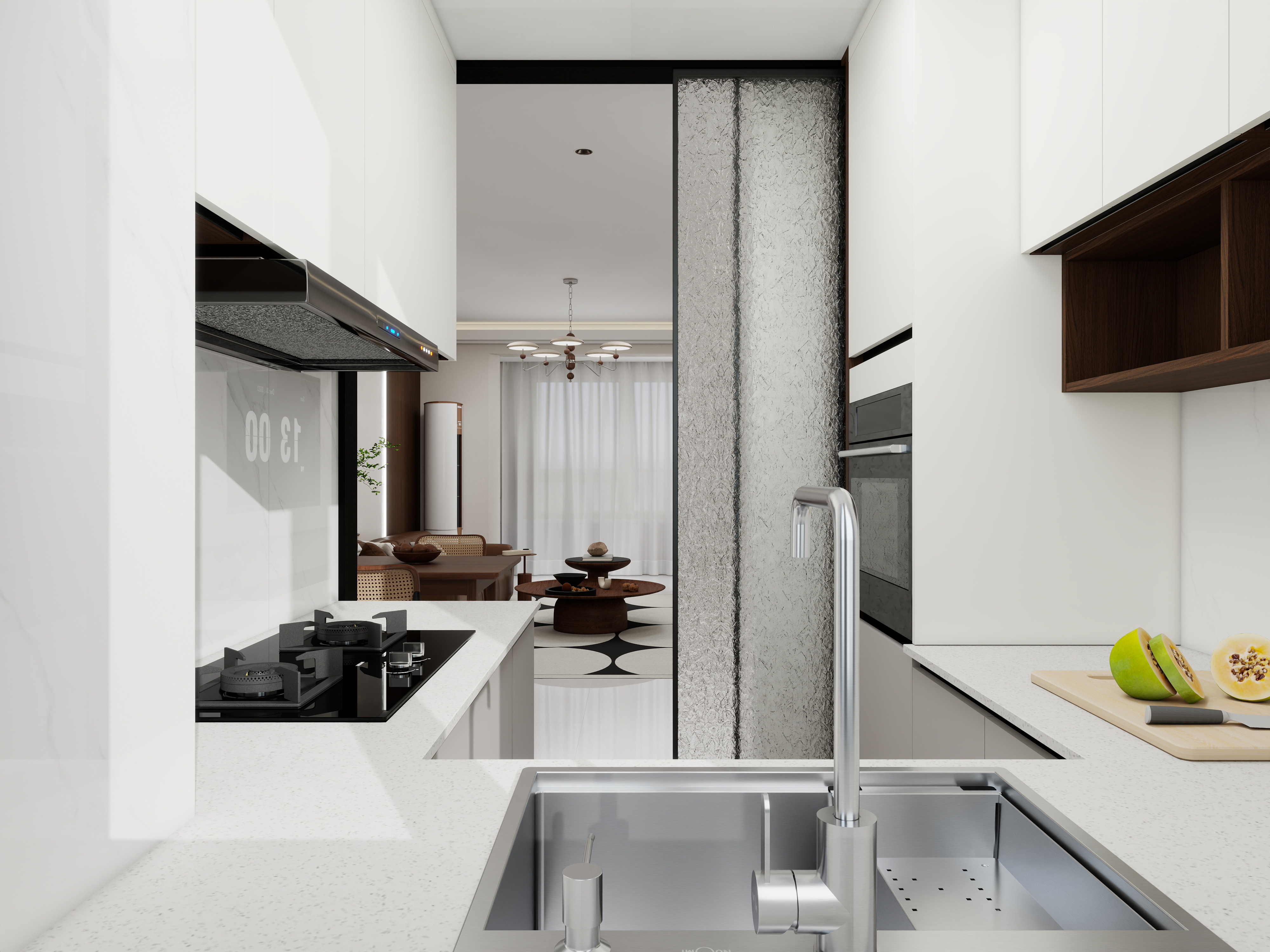 天水全案设计师白老师-和光尘樾中古风 115m²3室 装修效果图