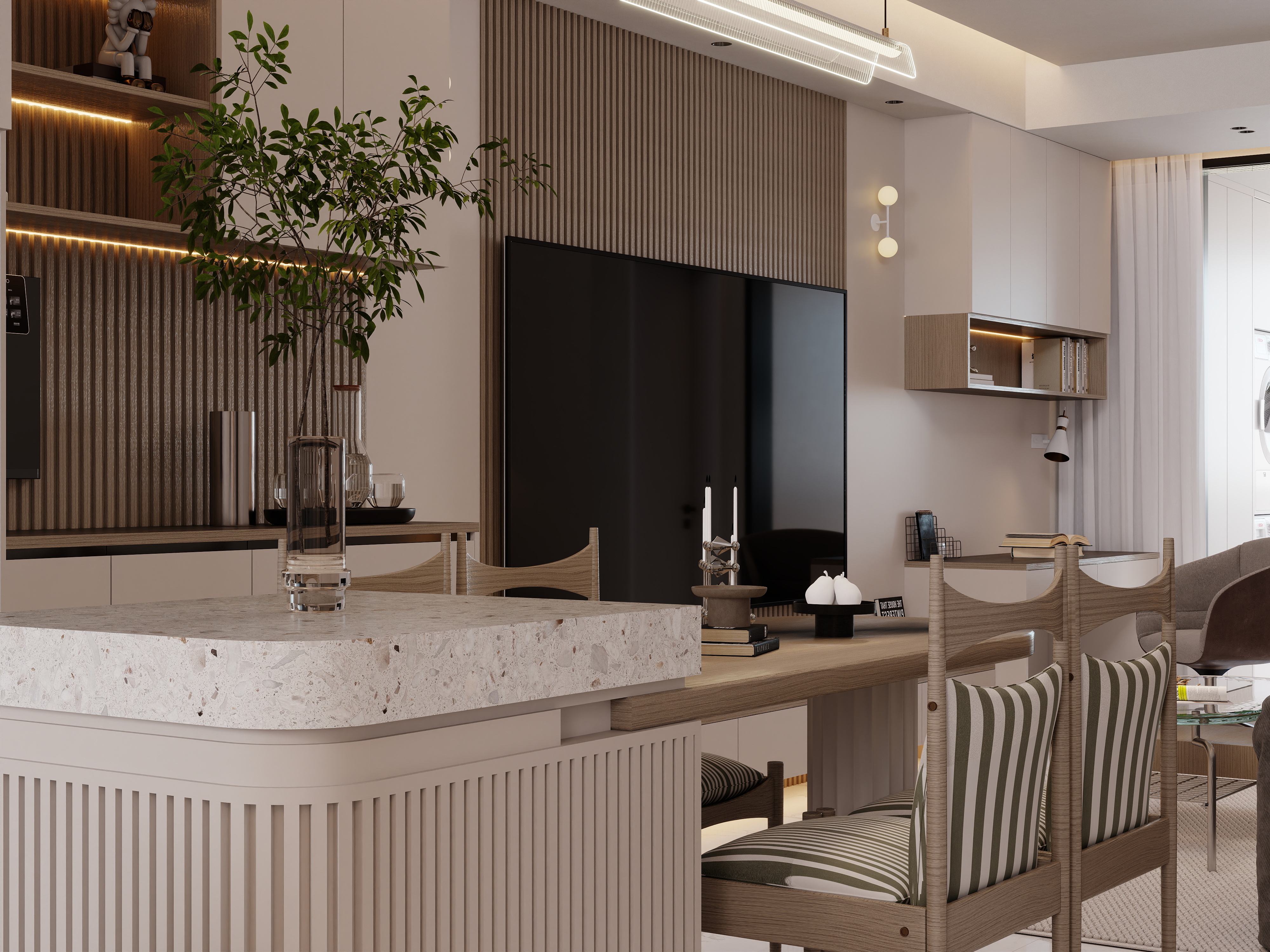 设计师1朱工-现代装修效果图