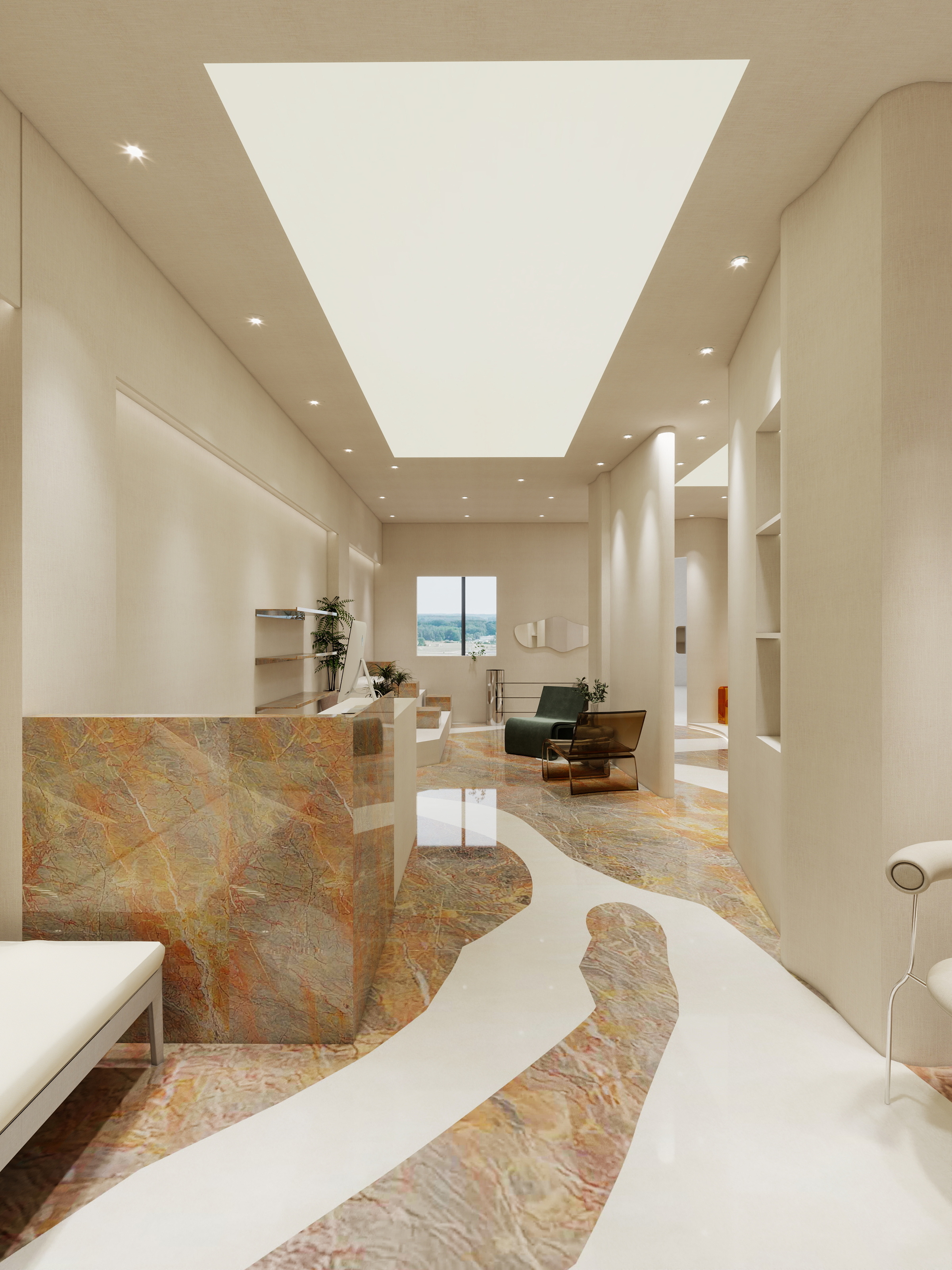 无汤安捏-奶油店装装修效果图