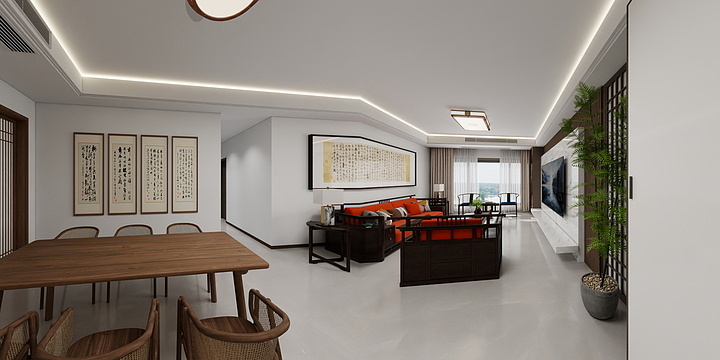 郭有道设计工作室-新中式-装修设计方案