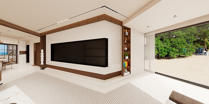 米小圈的米-现代中古风-装修设计方案