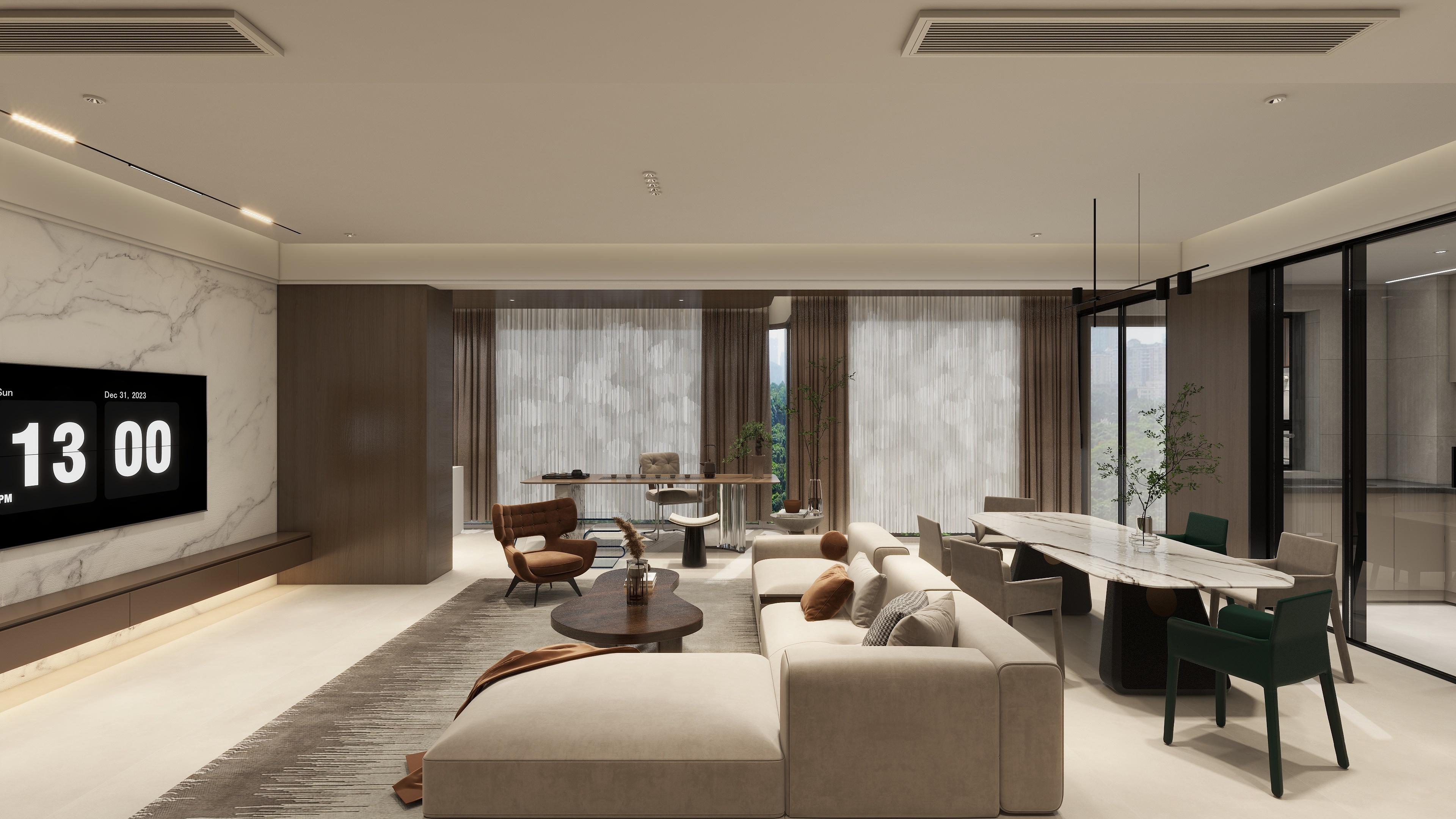 室内全案设计王工-意式极简风格-装修设计方案