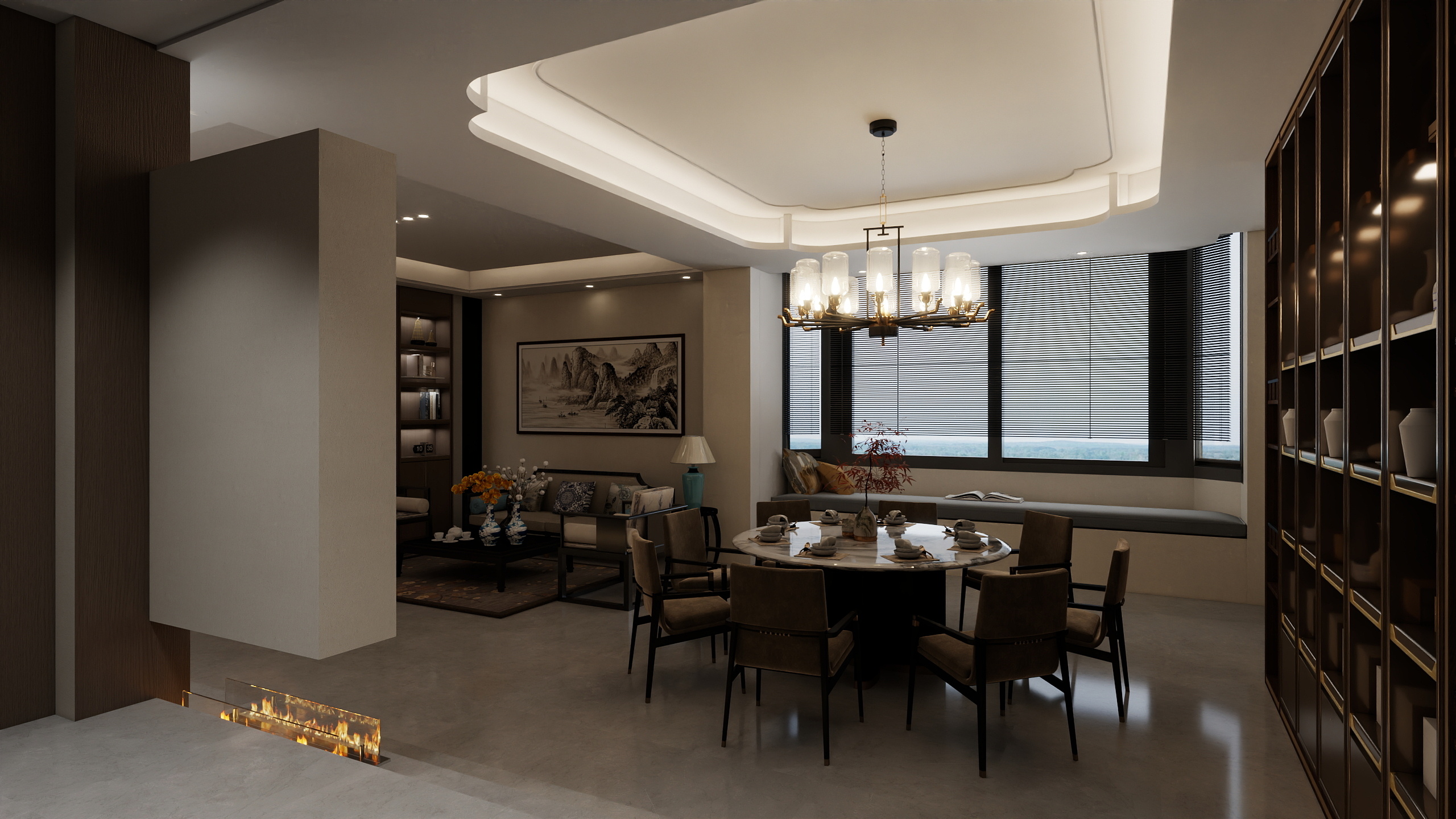 熊攀设计-自建房酷家乐装修效果图