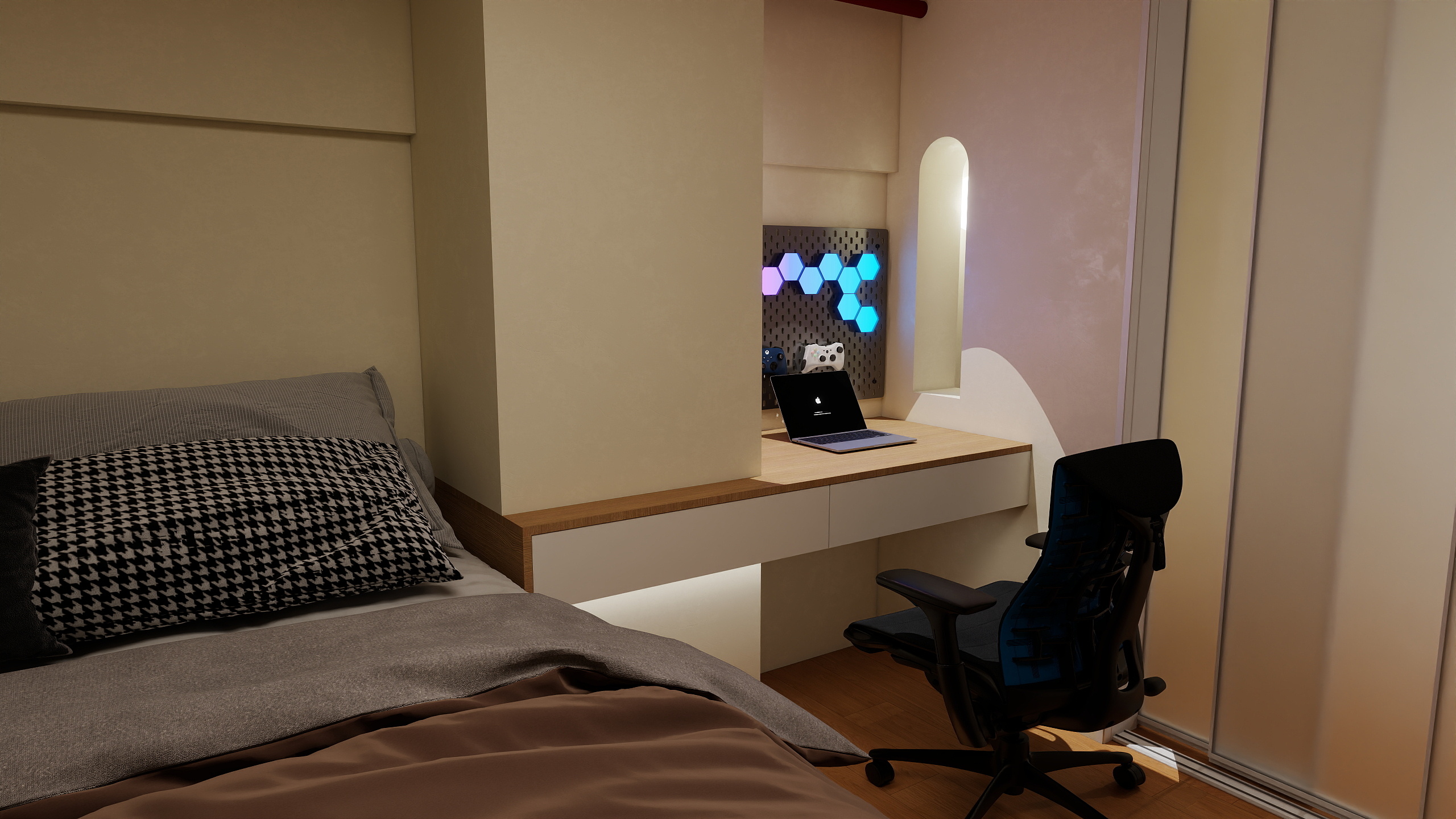 程留-海伦国际公寓楼装修效果图