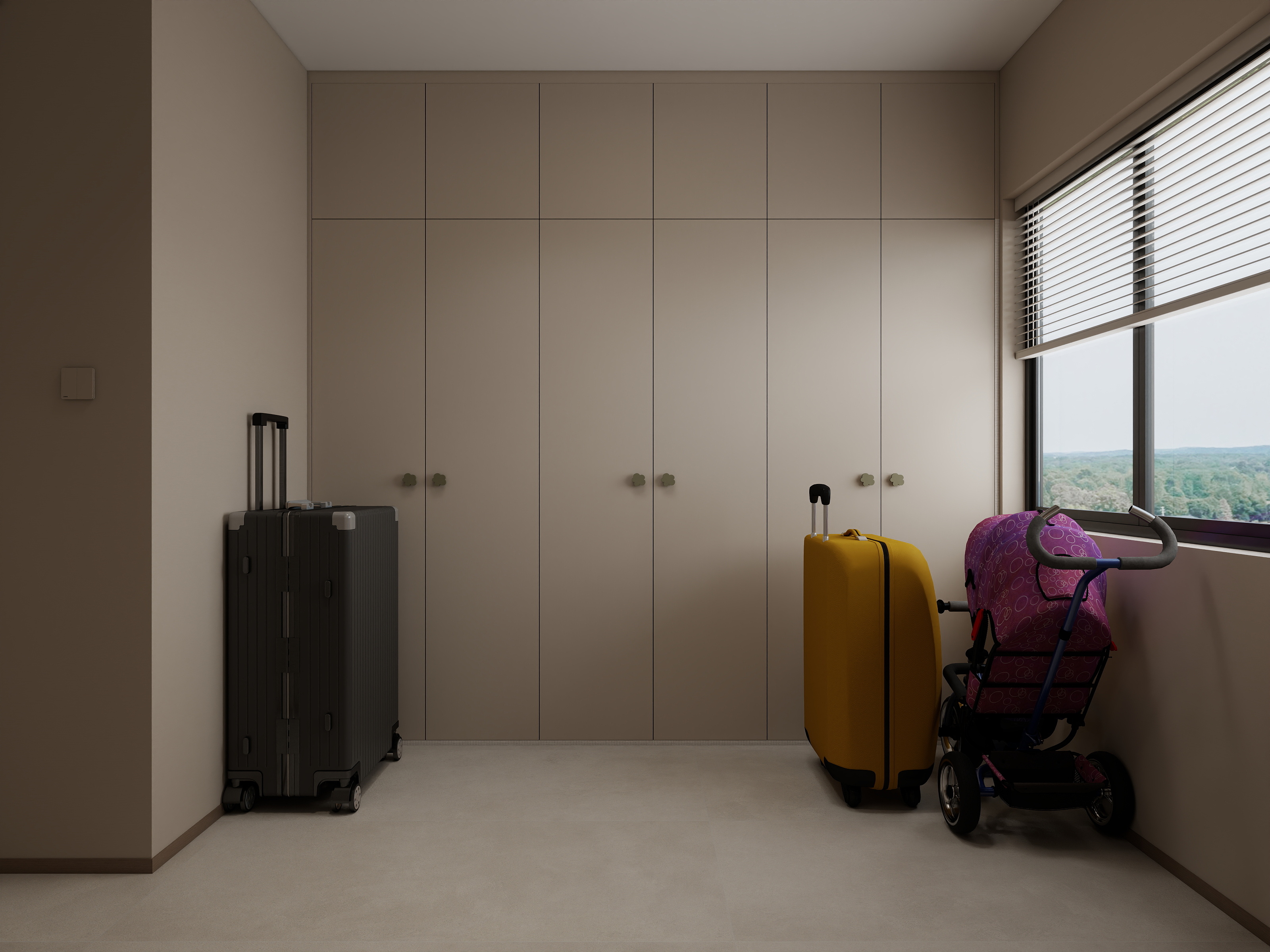 张煜强煜境设计-143平米现代四房 装修效果图