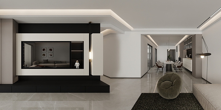 张霖儿-九方城南宏府12栋顶楼-装修设计方案