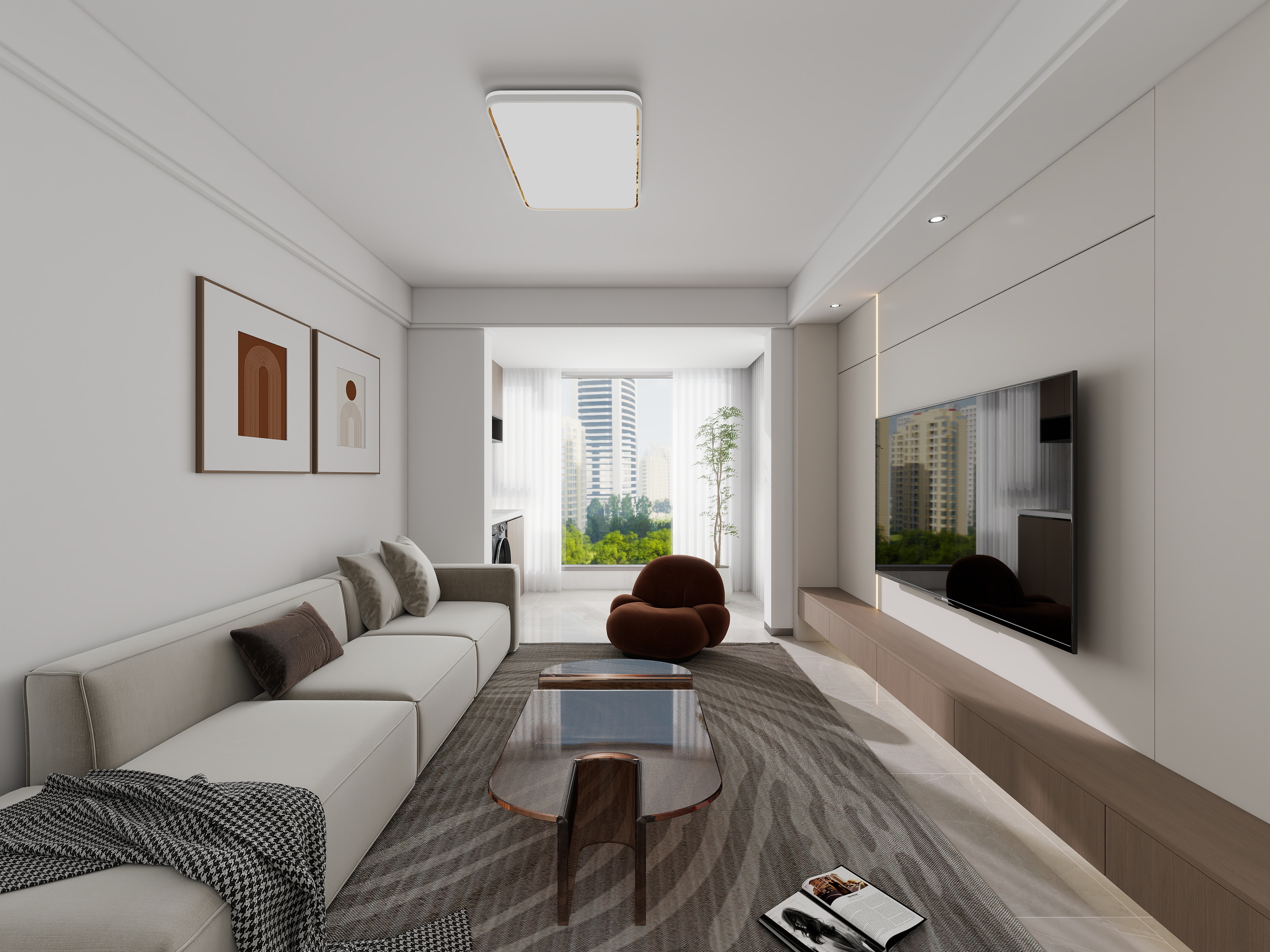 朱剑男-后庄两室布局图(1)-装修设计方案