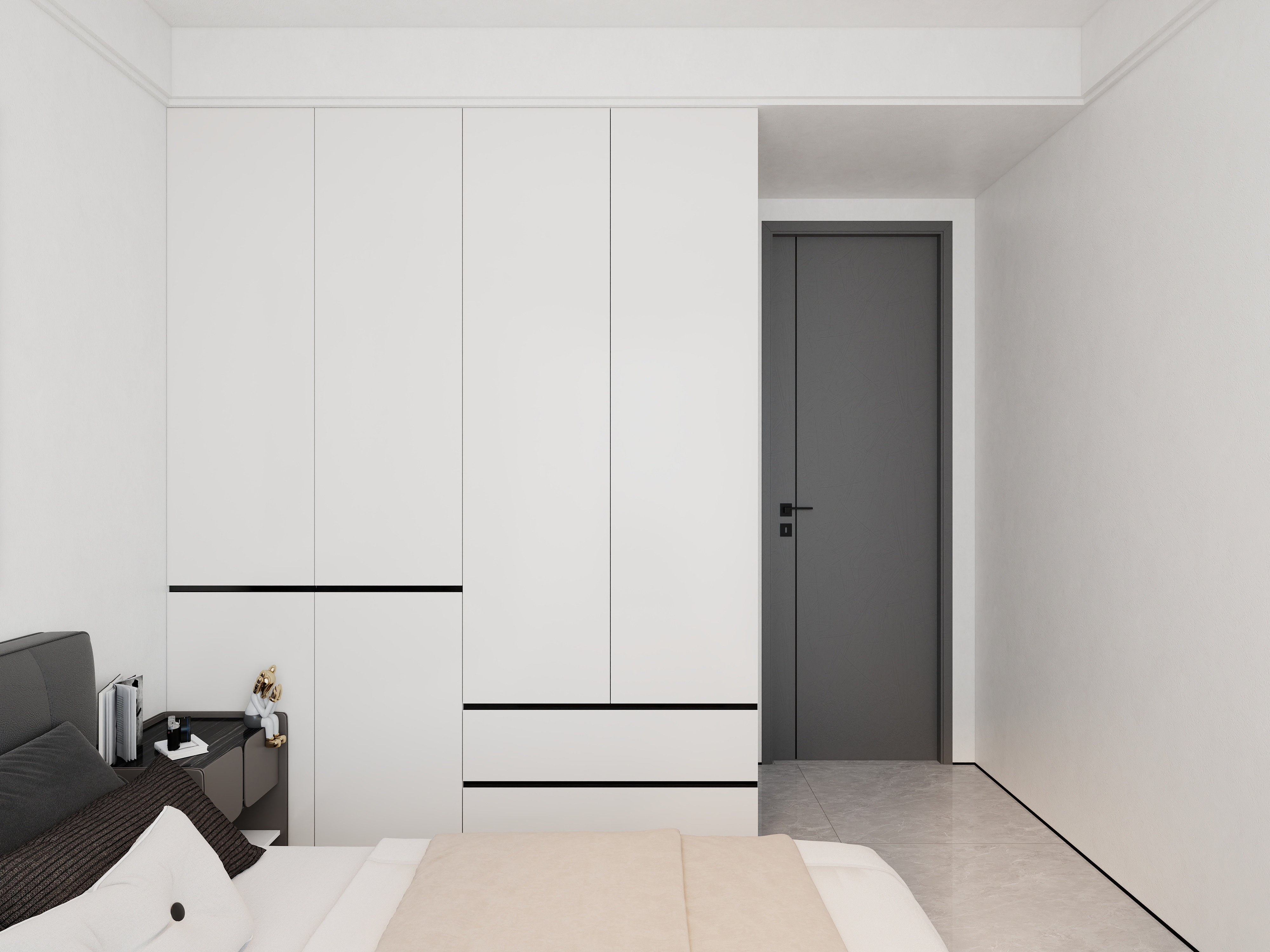 艺雅丽-99平现代简约 一层卧室装修效果图第1张