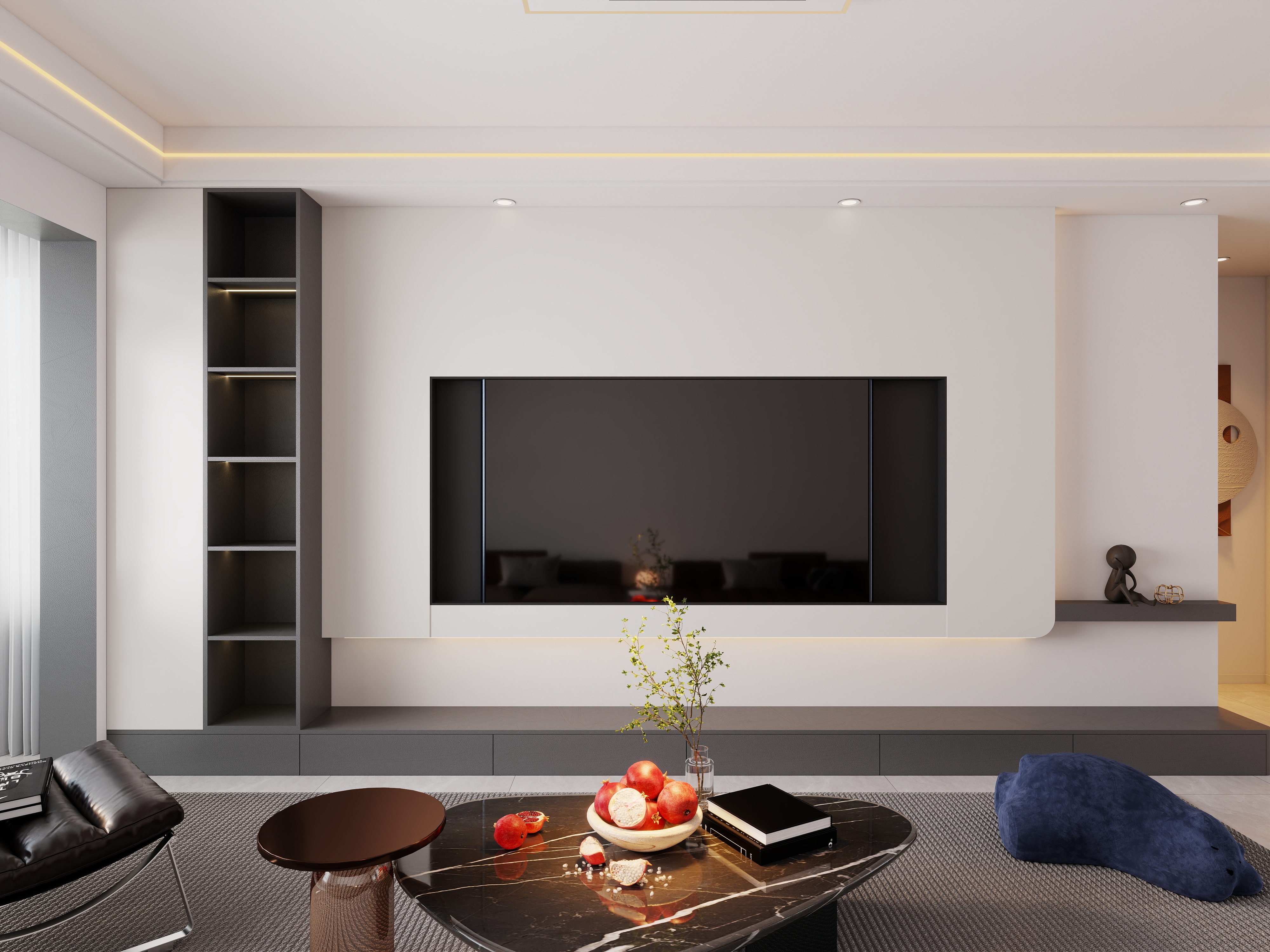 艺雅丽-113平现代简约装修效果图