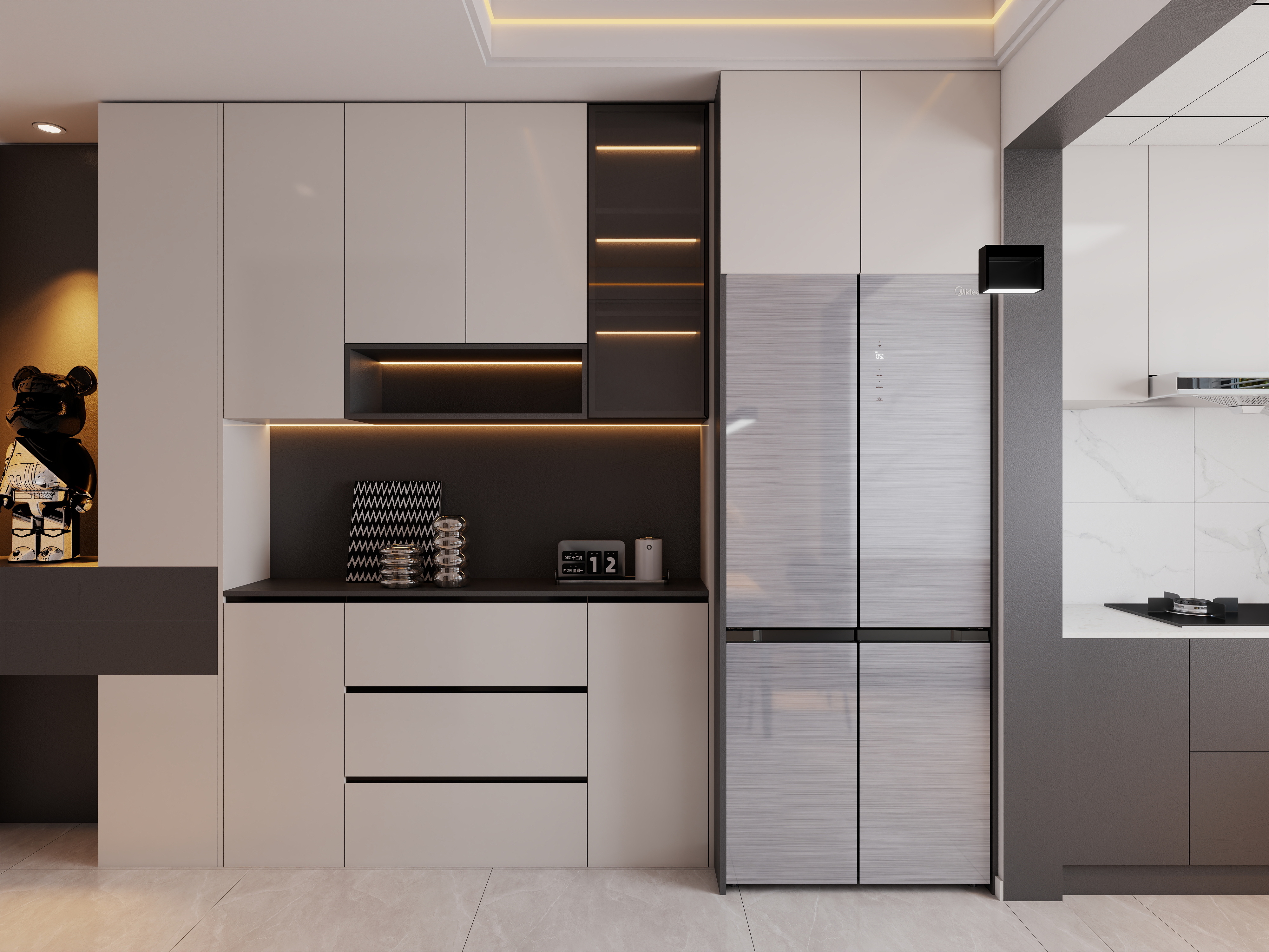 艺雅丽-113平现代简约 装修效果图