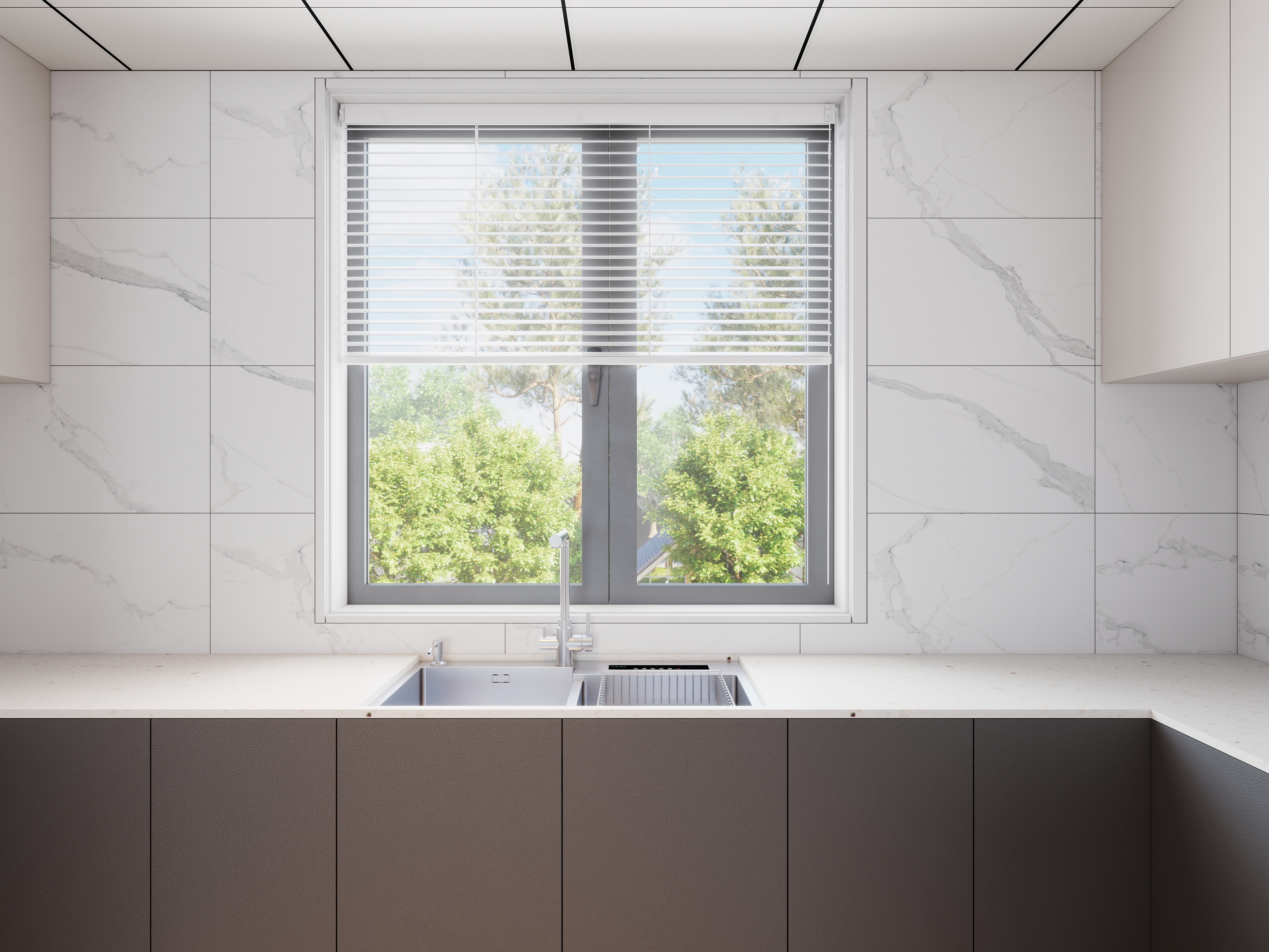 艺雅丽-113平现代简约装修效果图