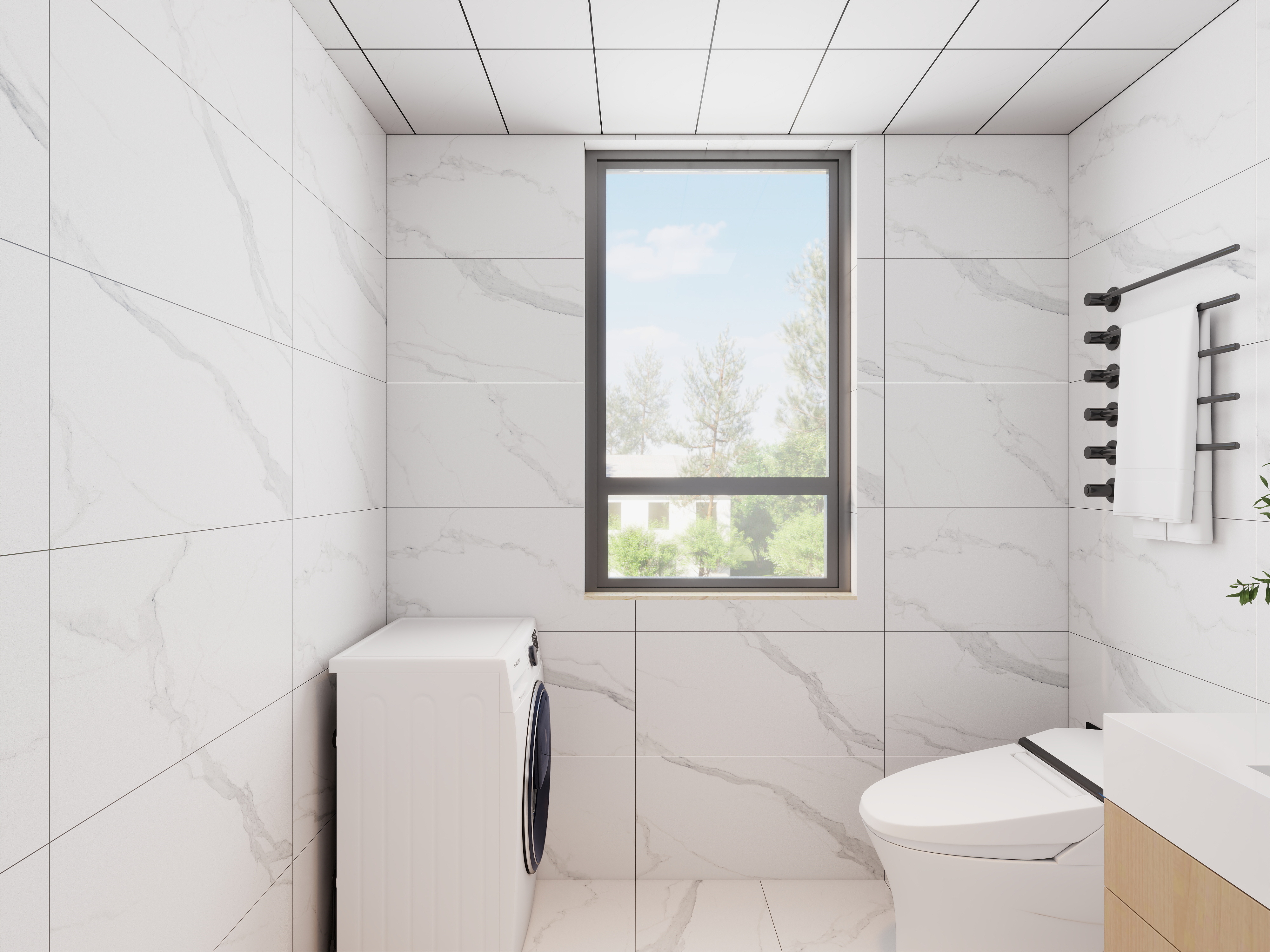 艺雅丽-113平现代简约 装修效果图