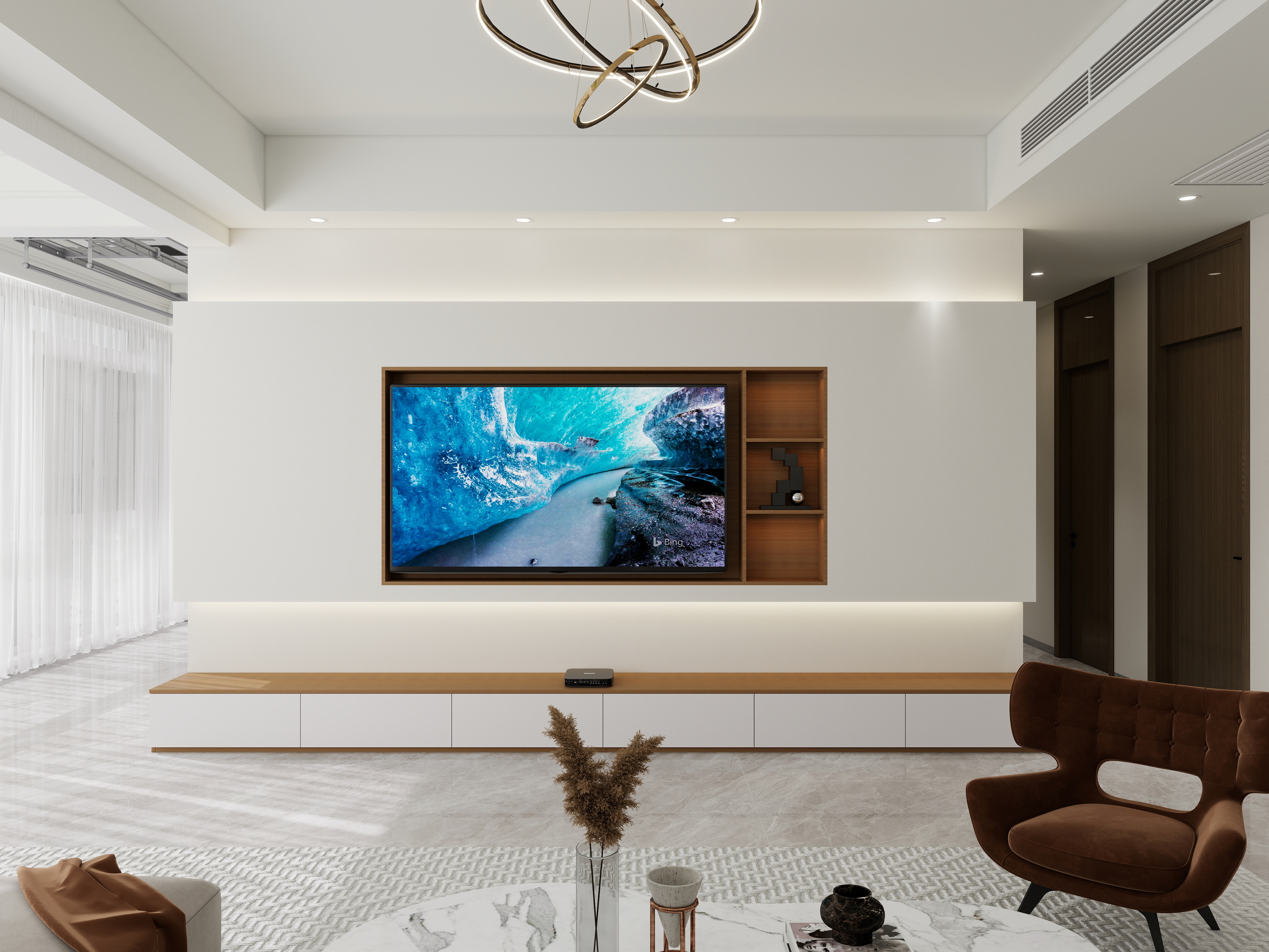 邵阳臻品装饰-方大新城165㎡5室装修效果图