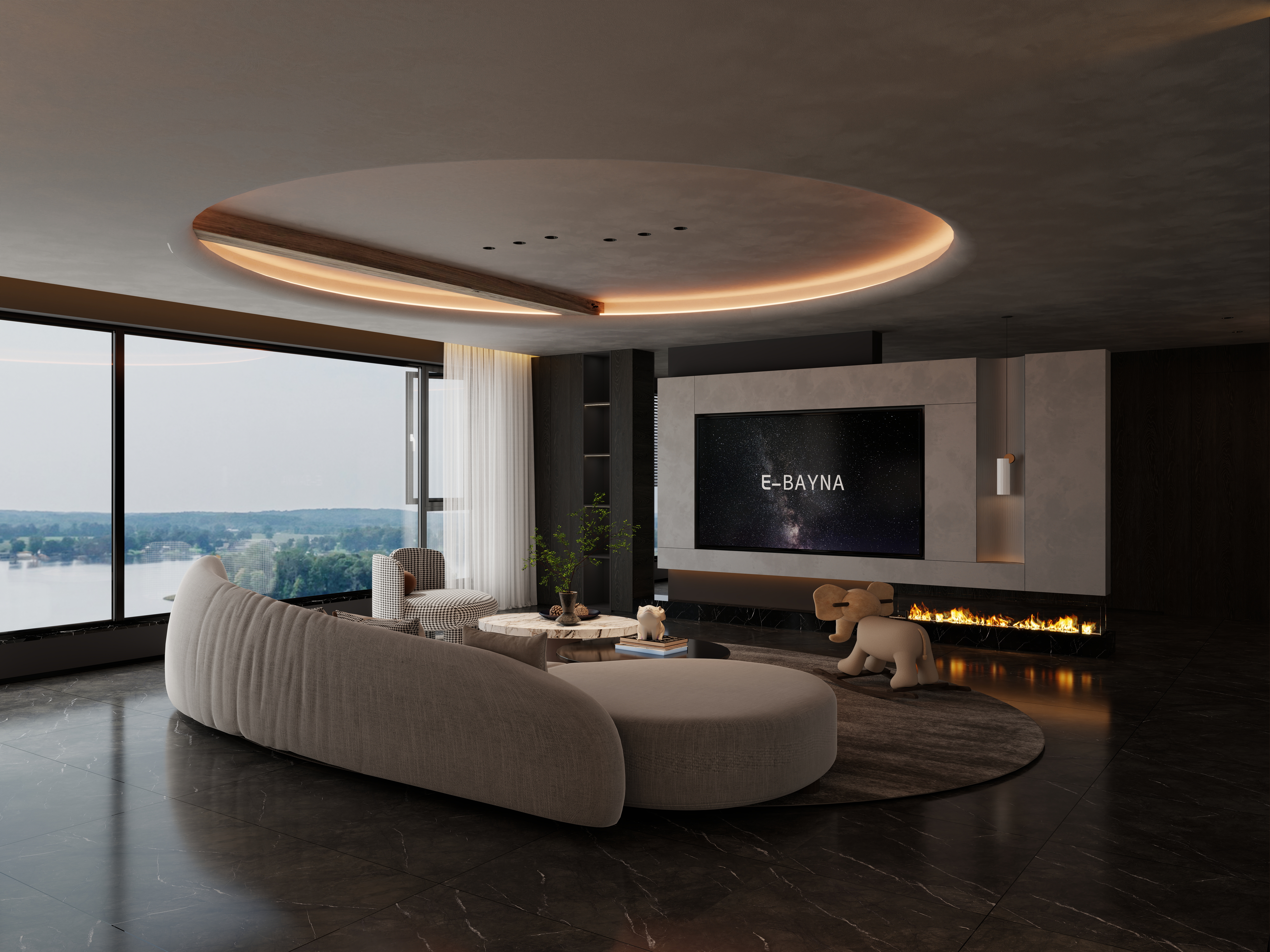 养猫-通江云境166㎡-装修设计方案