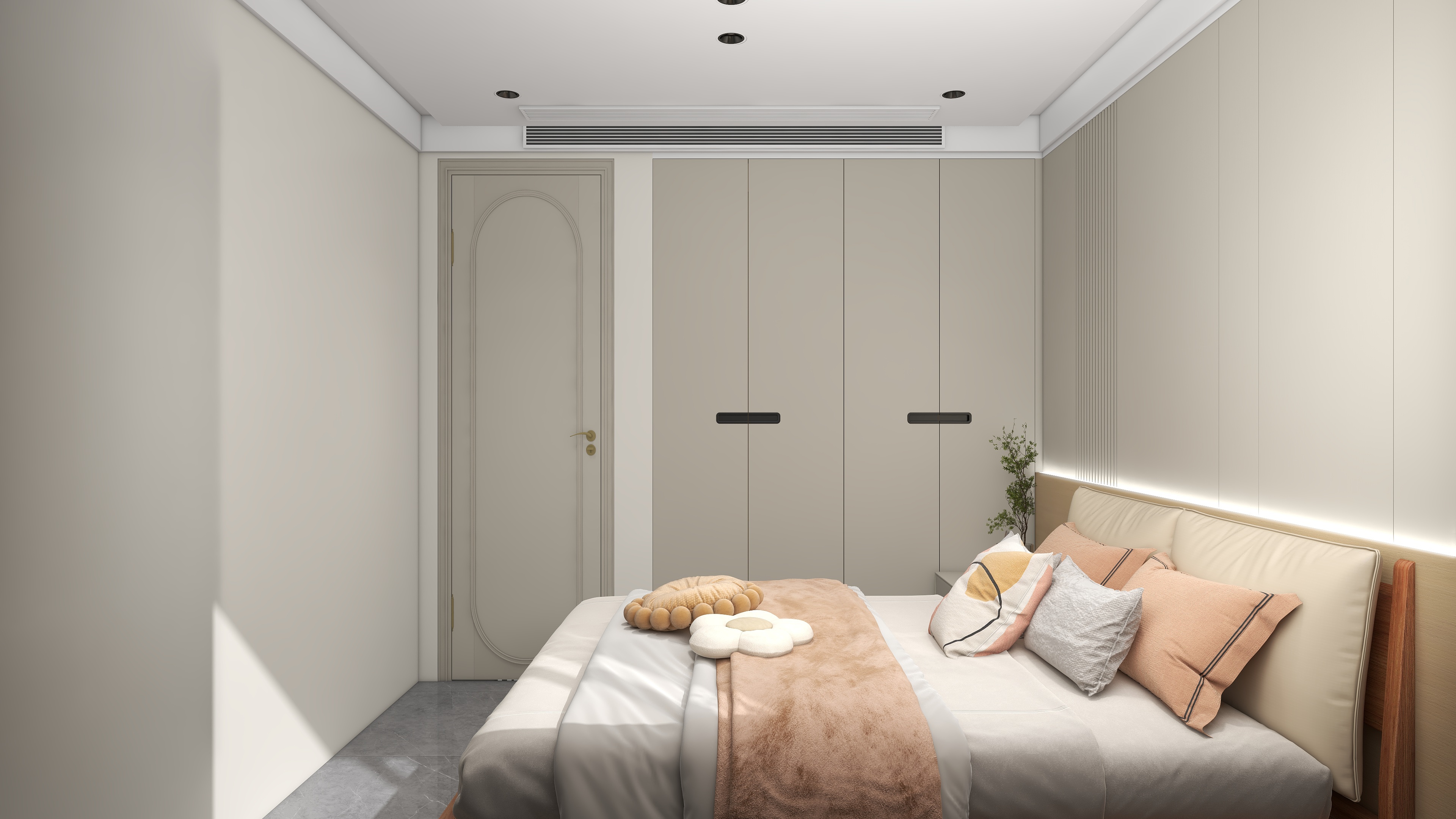 华北优装设计程中顺-路劲佘山院子东园92㎡2室装修效果图