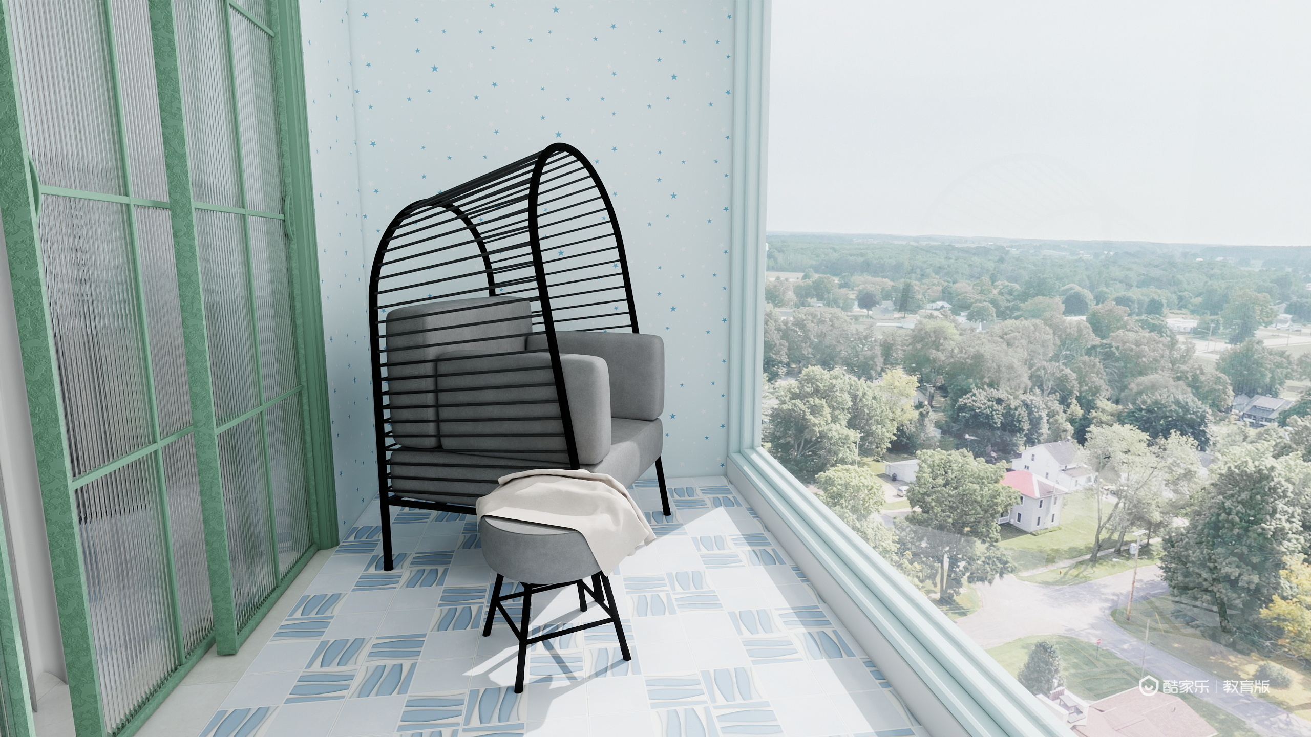 谢凯曼-自建房117㎡3室-装修设计方案