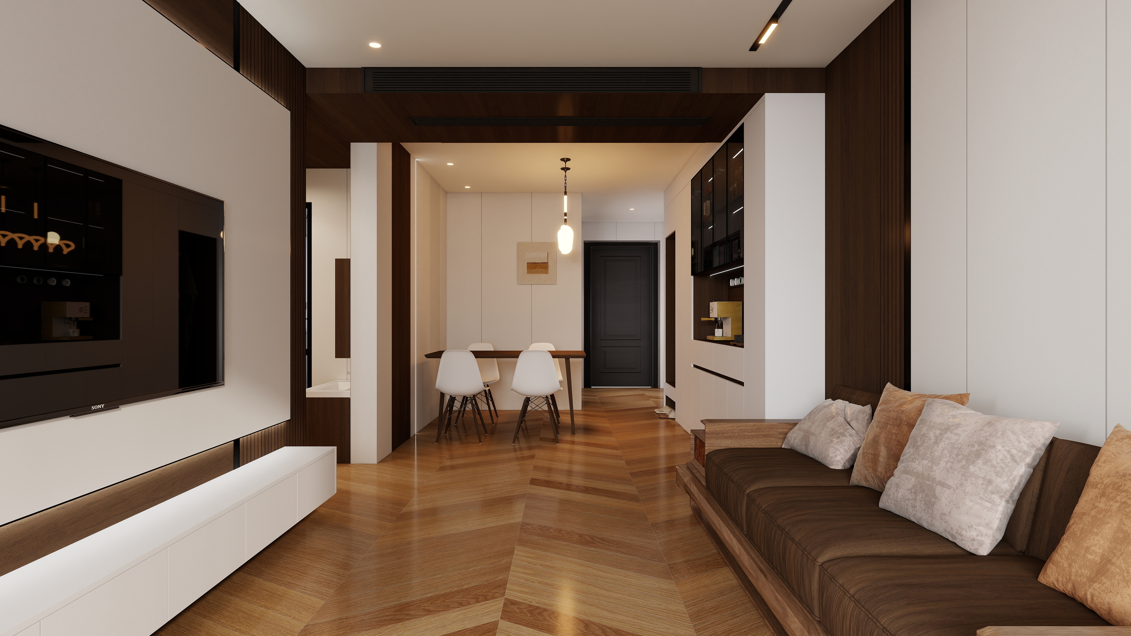 常熟海创整体定制-虞东雅苑85㎡3室-装修设计方案