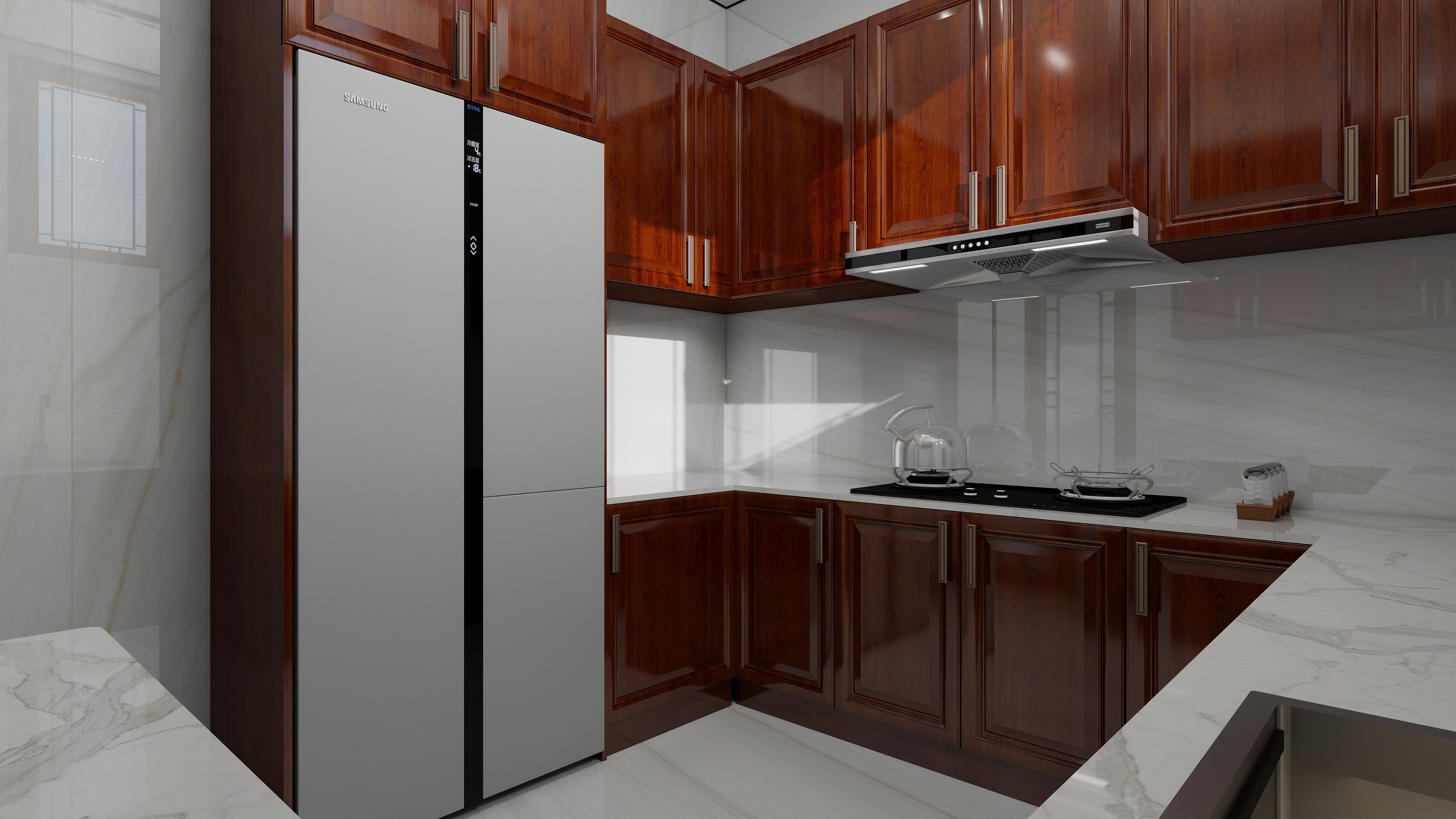 画巢设计工作室-四室中式自建房装修效果图