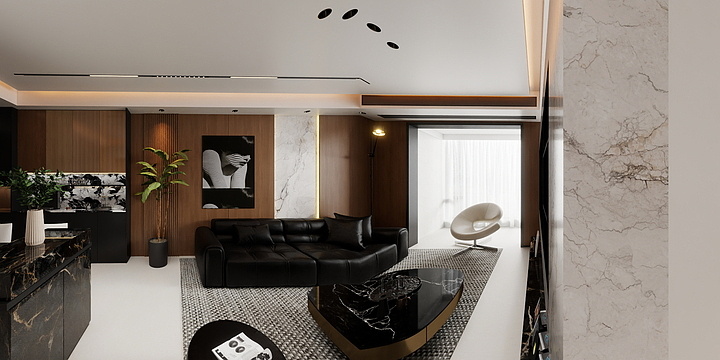 冯-ZF-公园里100方-装修设计方案