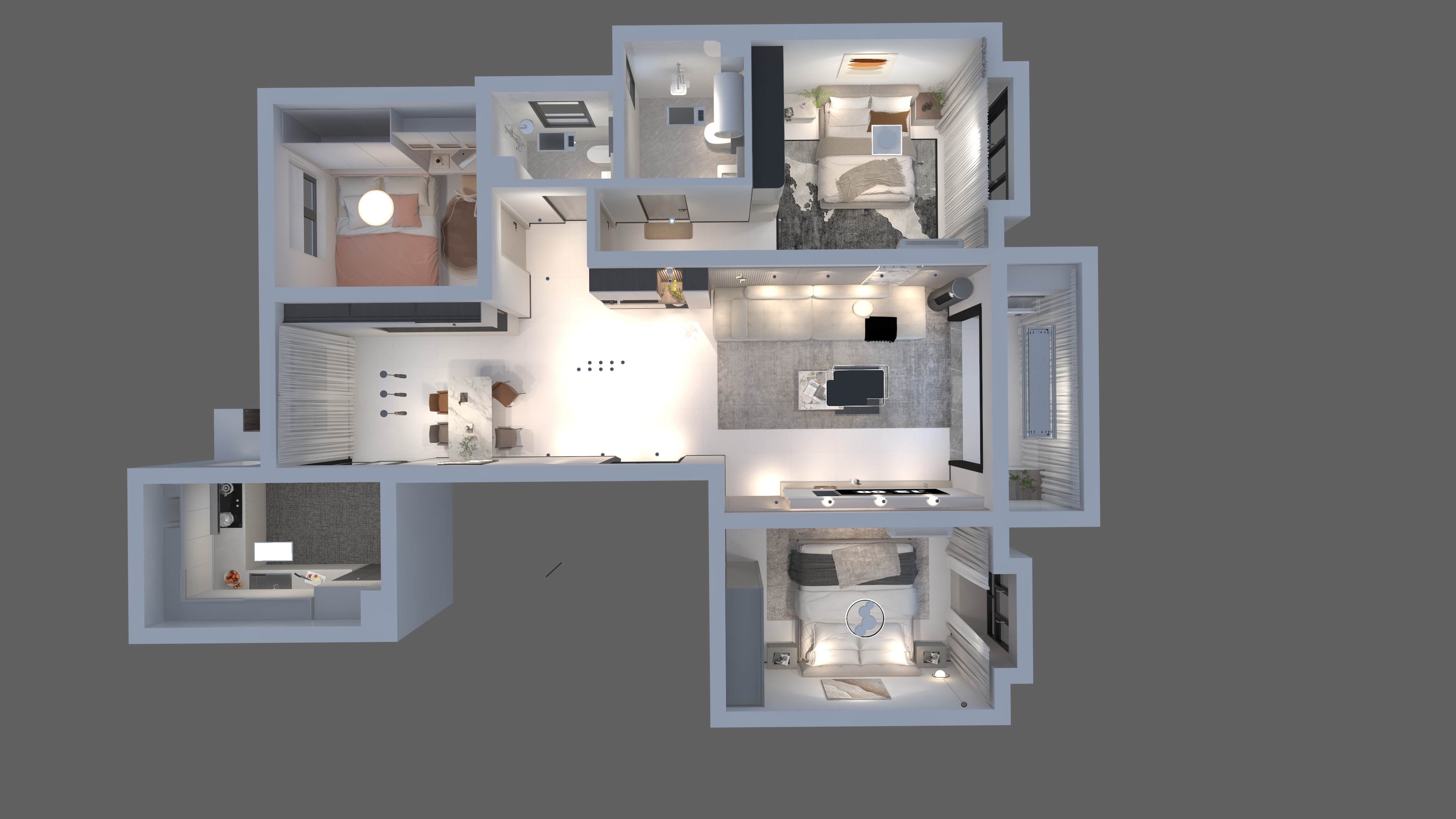 设计师小小佳-永鑫府  方舟-装修设计方案