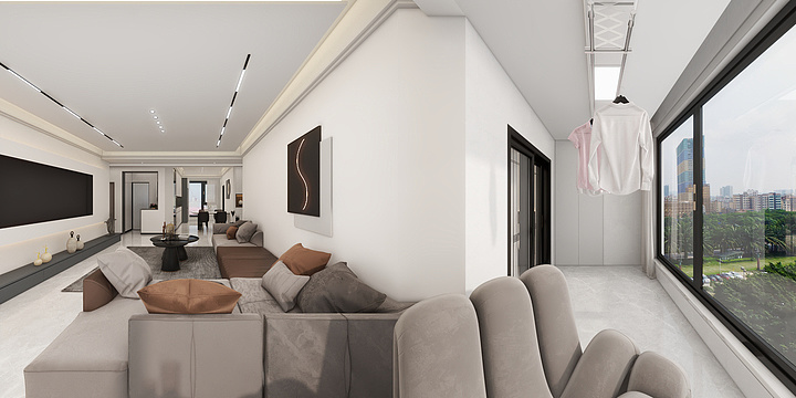 简初_设计-郸城建业云境12号楼2单元302-装修设计方案