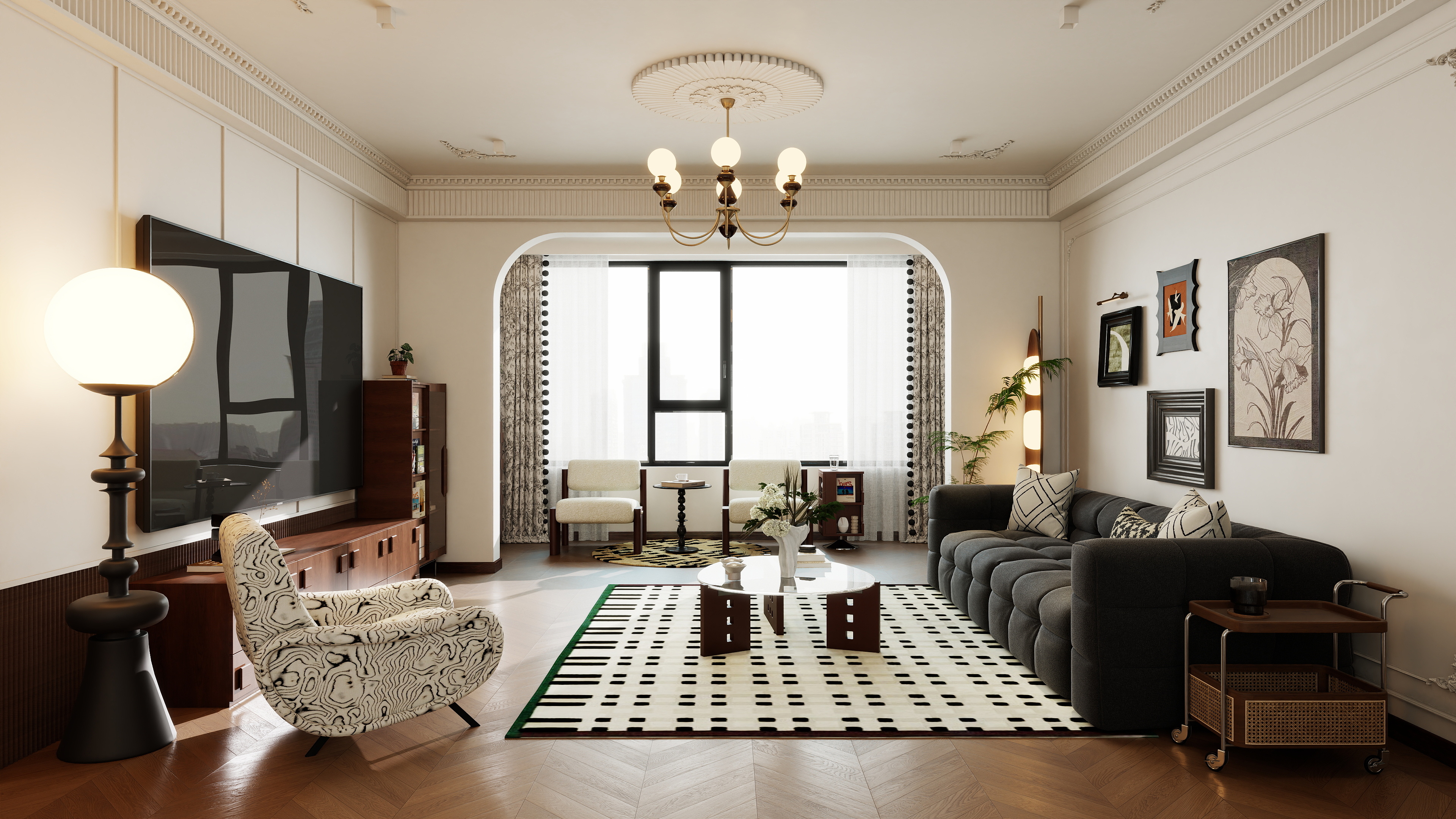 垣曲陈设计-逸景华府9-2-1101(中古轻法)-装修设计方案