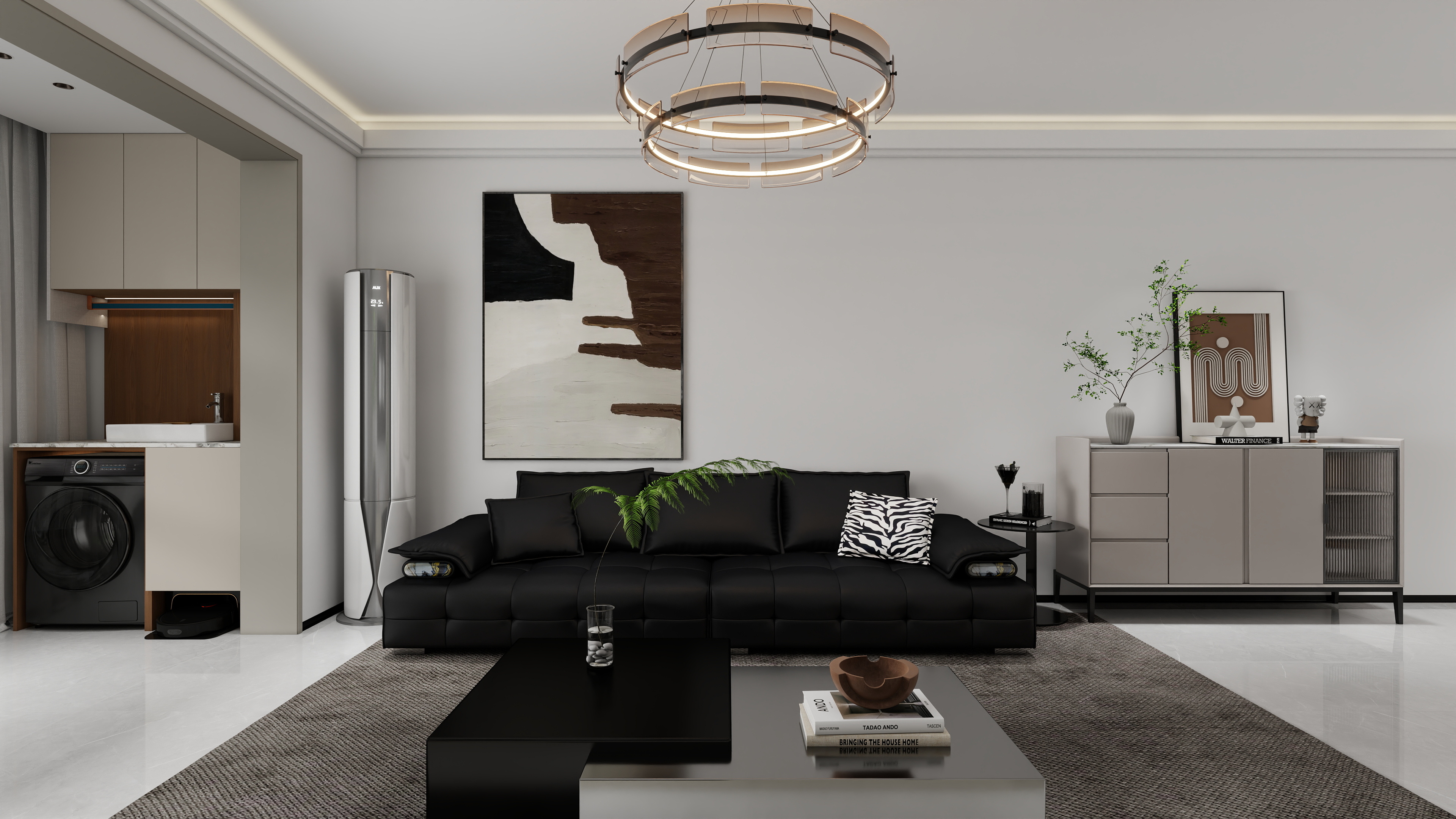 天水全案设计师白老师-保利和光尘樾97㎡3室-装修设计方案