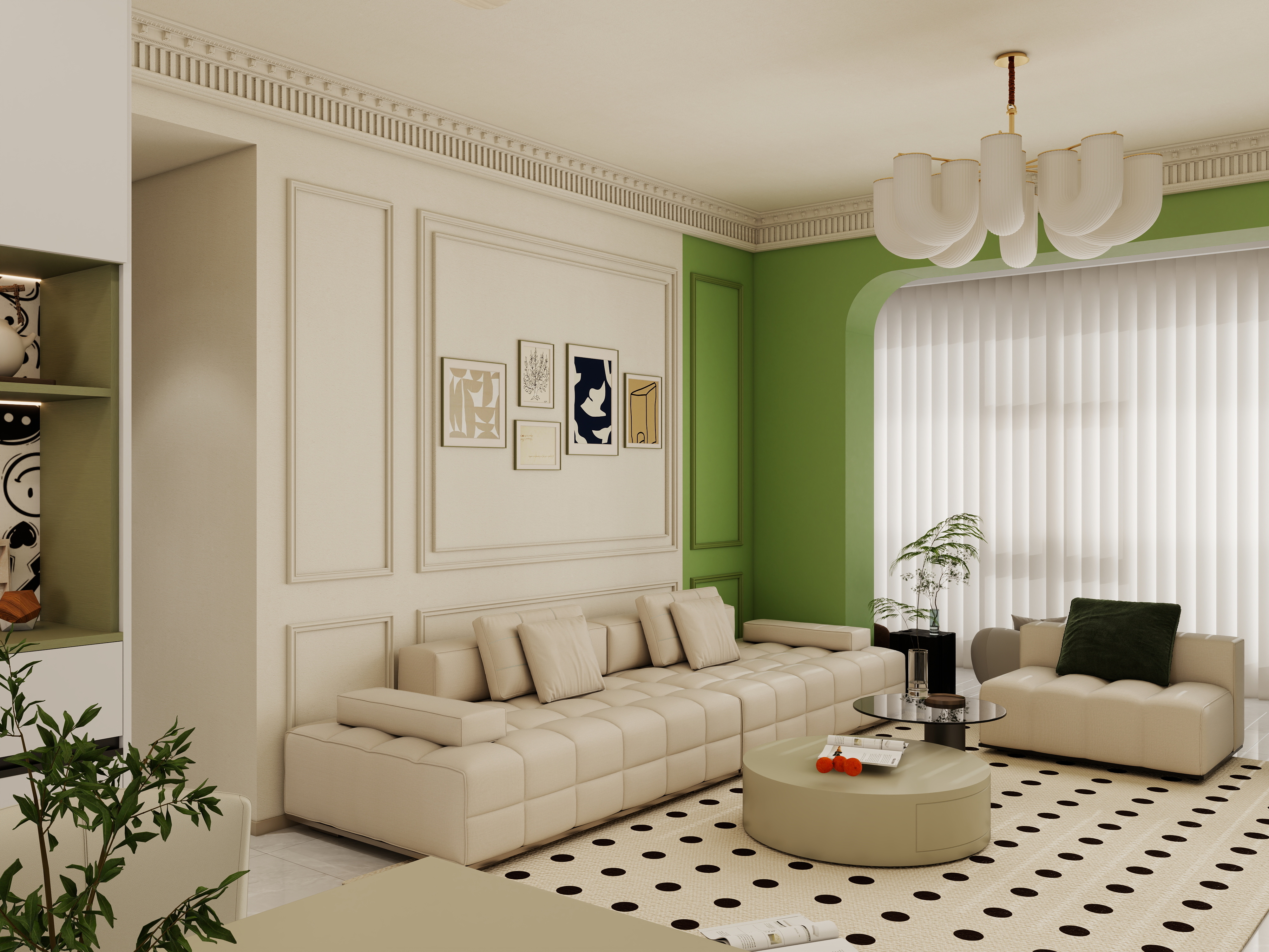 众凡设计师--小王-春天里云顶131㎡法式清新-装修设计方案