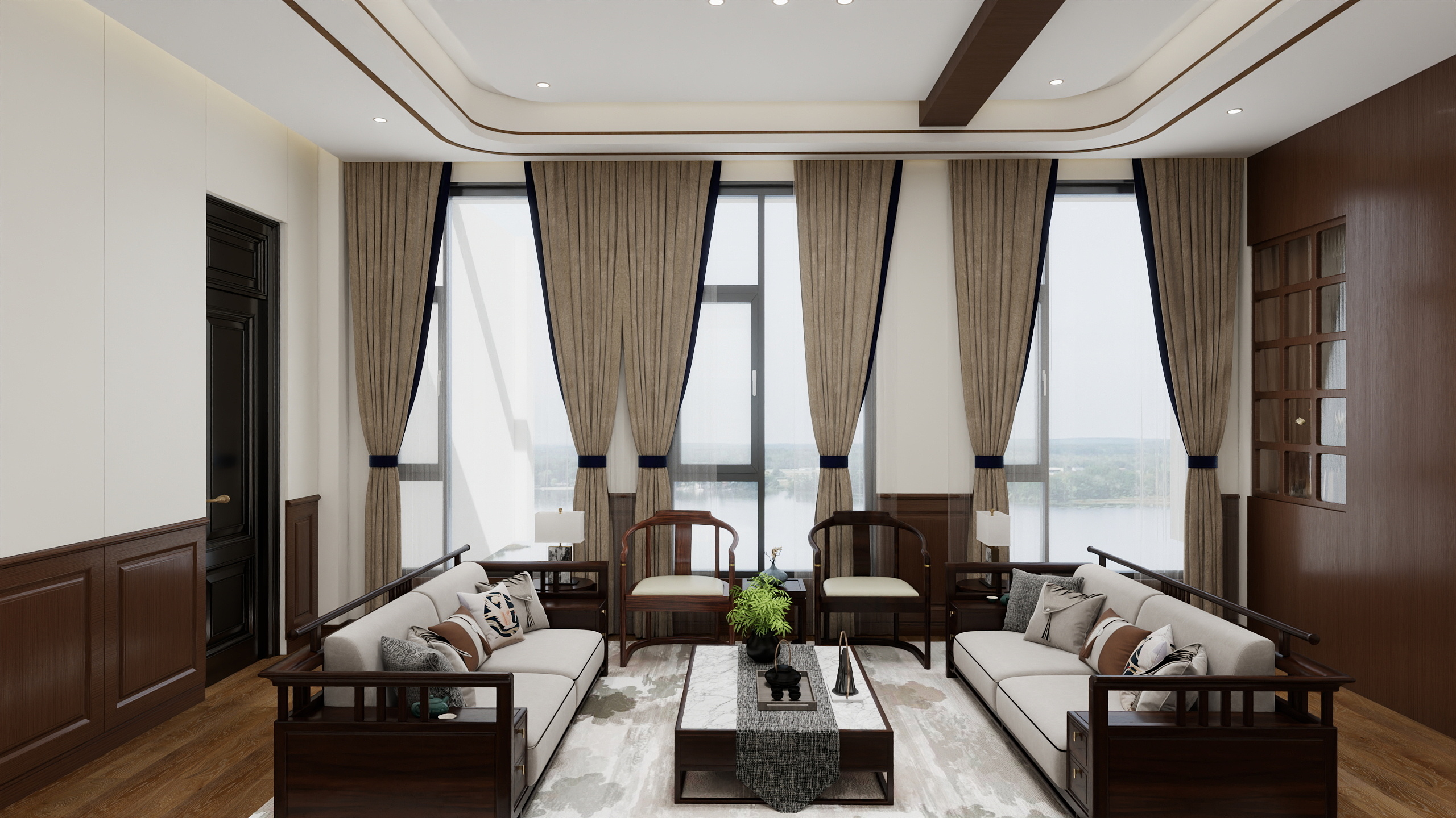 莫婉霖-中式两层别墅-装修设计方案