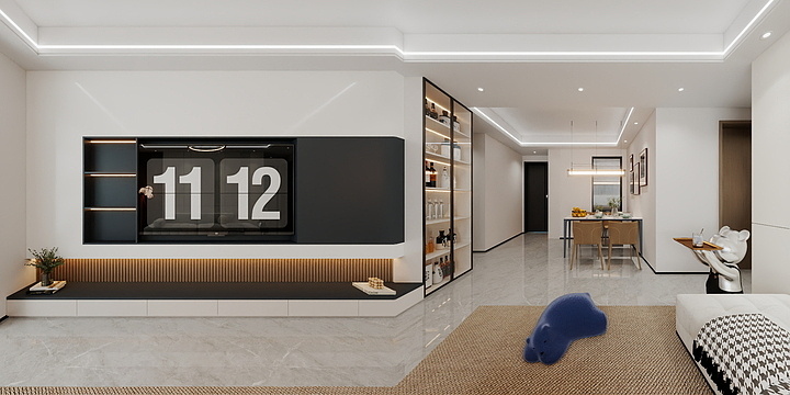 梦里飞行-现代简约-装修设计方案