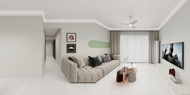 凡心室内设计小张-优山雅宛3-501 - 副本-装修设计方案