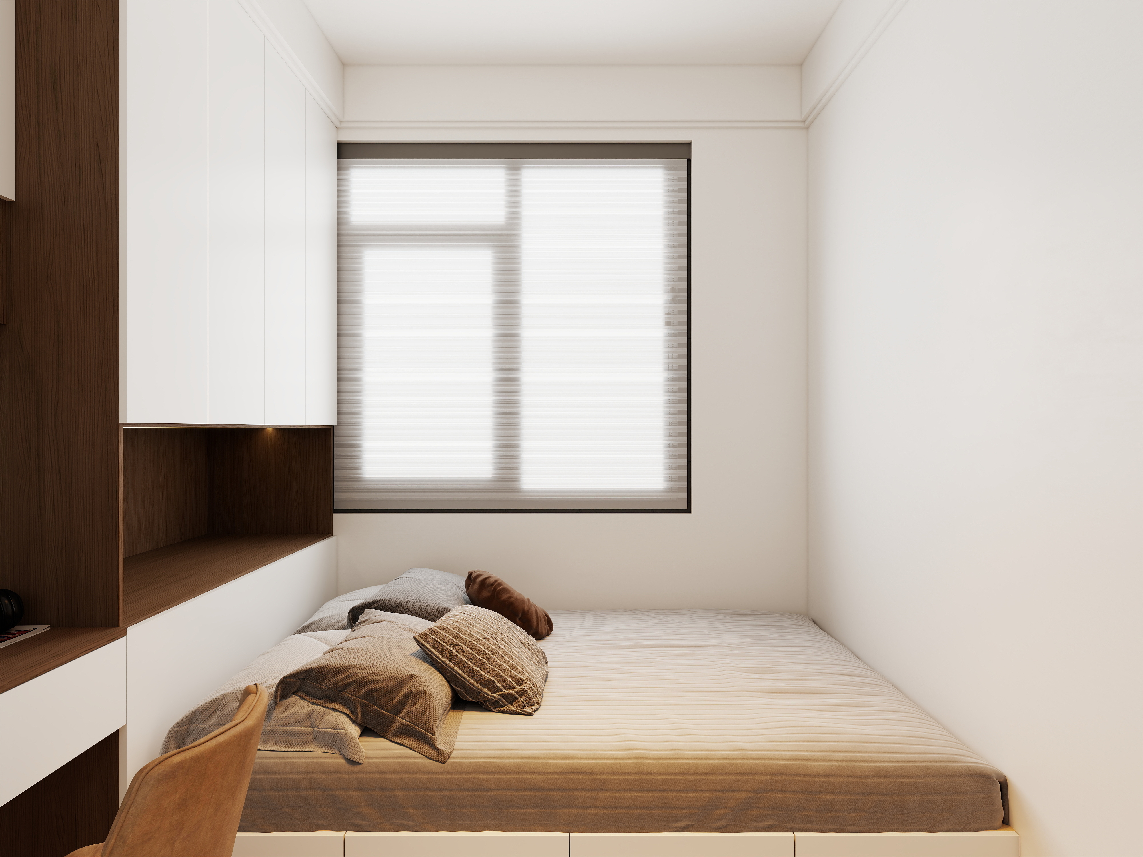 艺雅丽-106平现代简约一层卧室装修效果图第1张